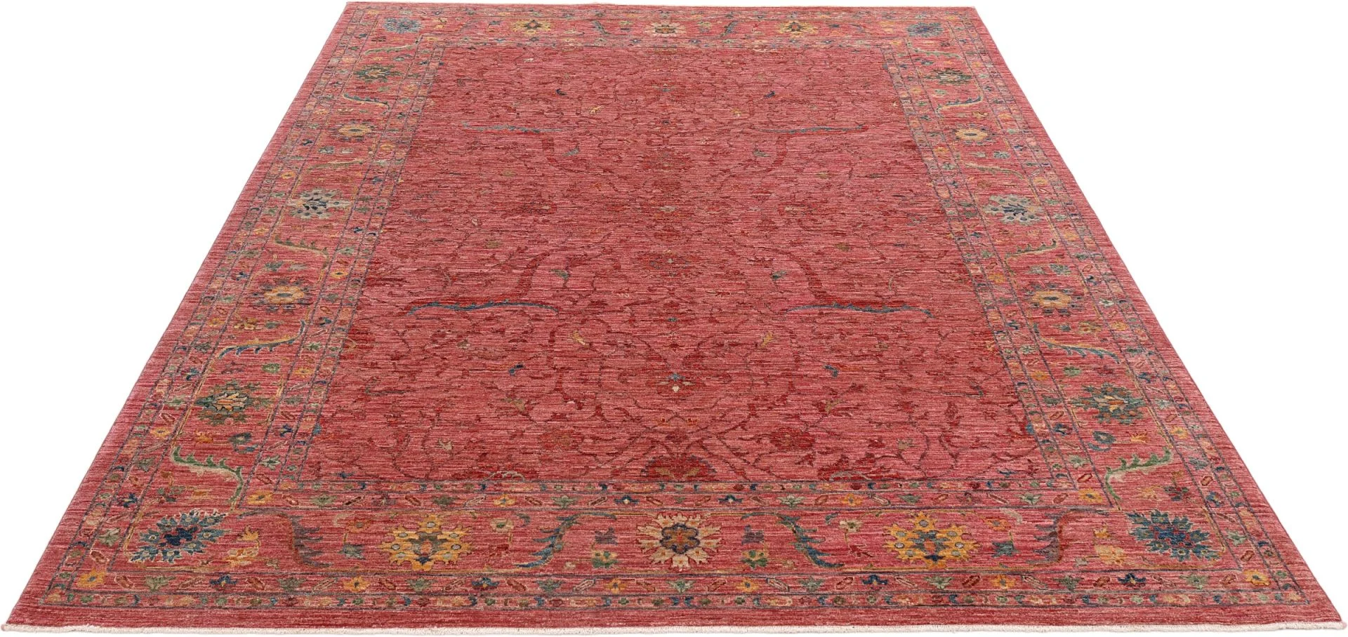 orientteppich-samarkand-248-x-304-cm-schurwolle-handgeknupft-1 Samarkand Orientteppich aus Pakistan, 248 × 304 cm