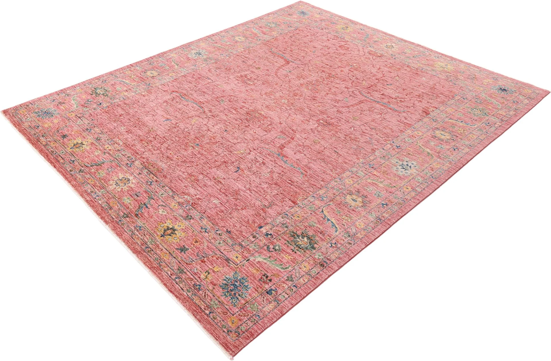 orientteppich-samarkand-248-x-304-cm-schurwolle-handgeknupft-3 Samarkand Orientteppich aus Pakistan, 248 × 304 cm