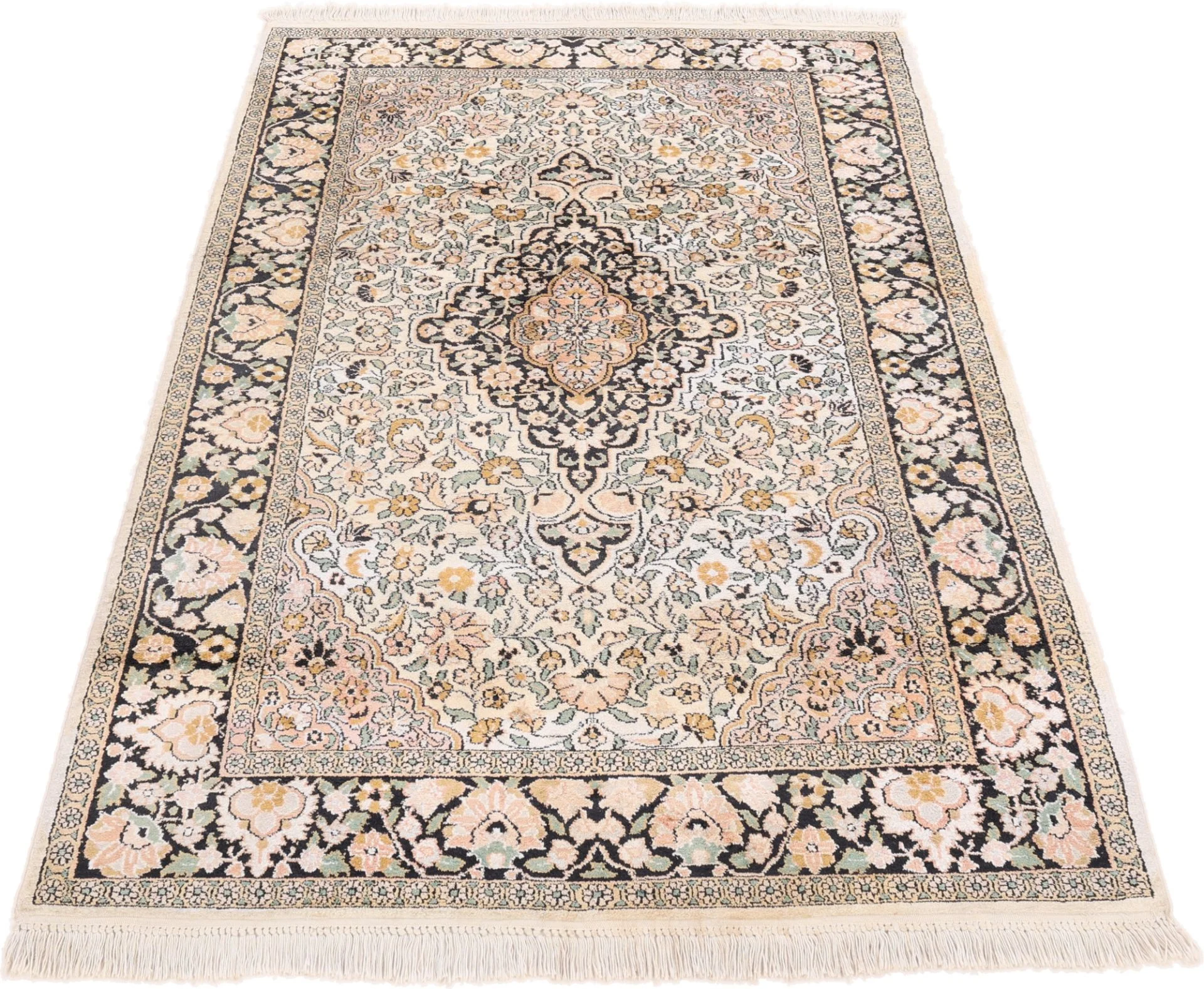 Handgeknüpfter Orientteppich, 184 × 124 cm, Wolle