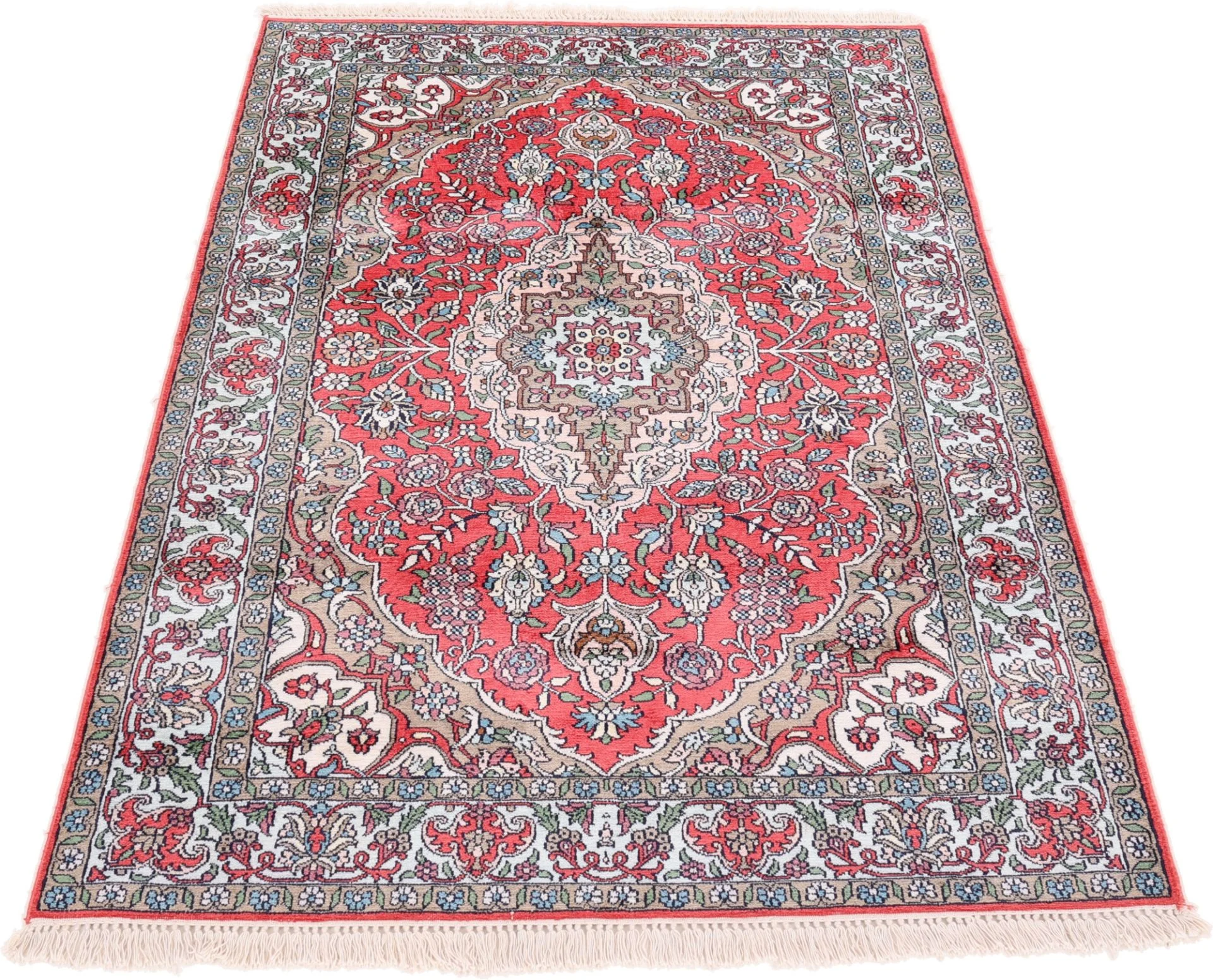 Handgeknüpfter Orientteppich, 181 × 122 cm, Wolle