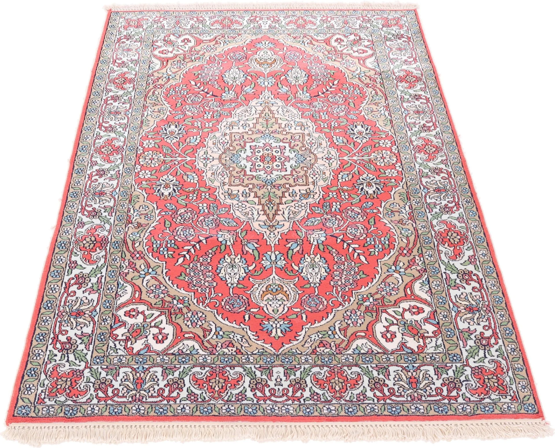 Handgeknüpfter Orientteppich, 181 × 122 cm, Wolle
