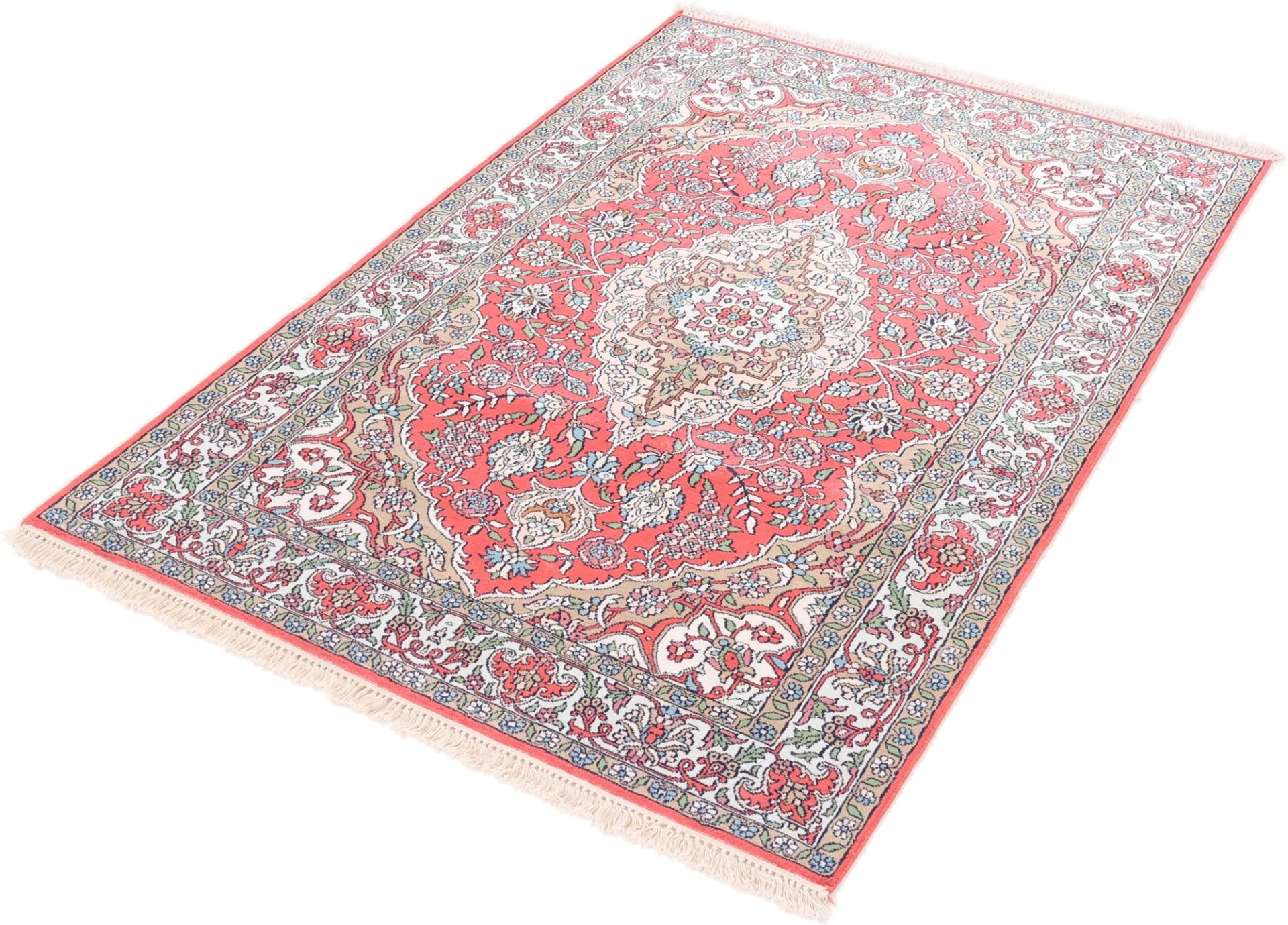 Handgeknüpfter Orientteppich, 181 × 122 cm, Wolle