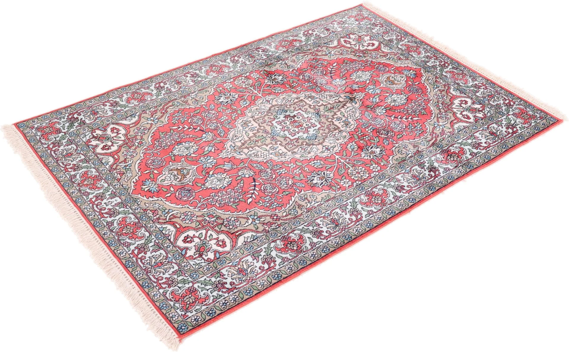 Handgeknüpfter Orientteppich, 181 × 122 cm, Wolle