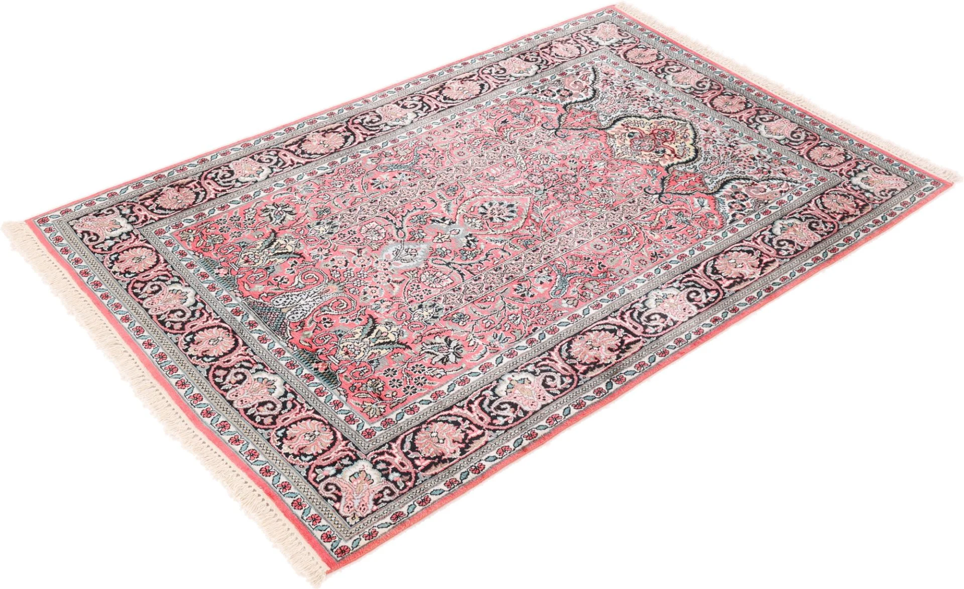 Handgeknüpfter Orientteppich, 187 × 121 cm, Wolle