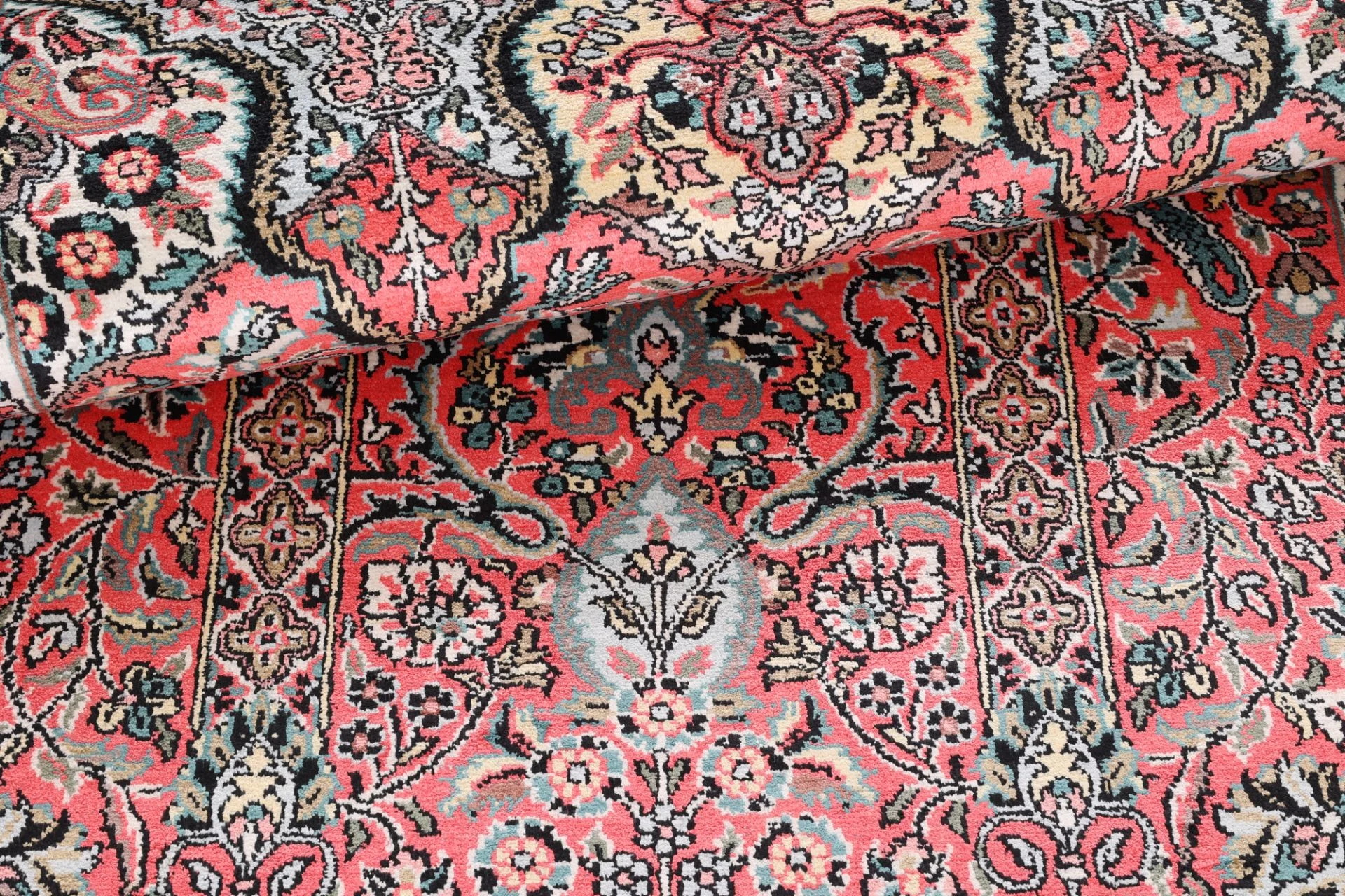 Handgeknüpfter Orientteppich, 187 × 121 cm, Wolle