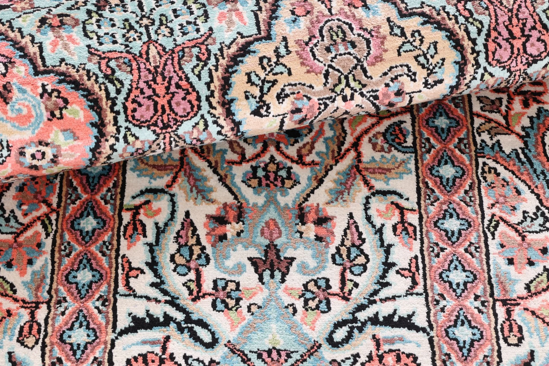 Orientteppich 180 × 120 cm aus Wolle, handgeknüpft