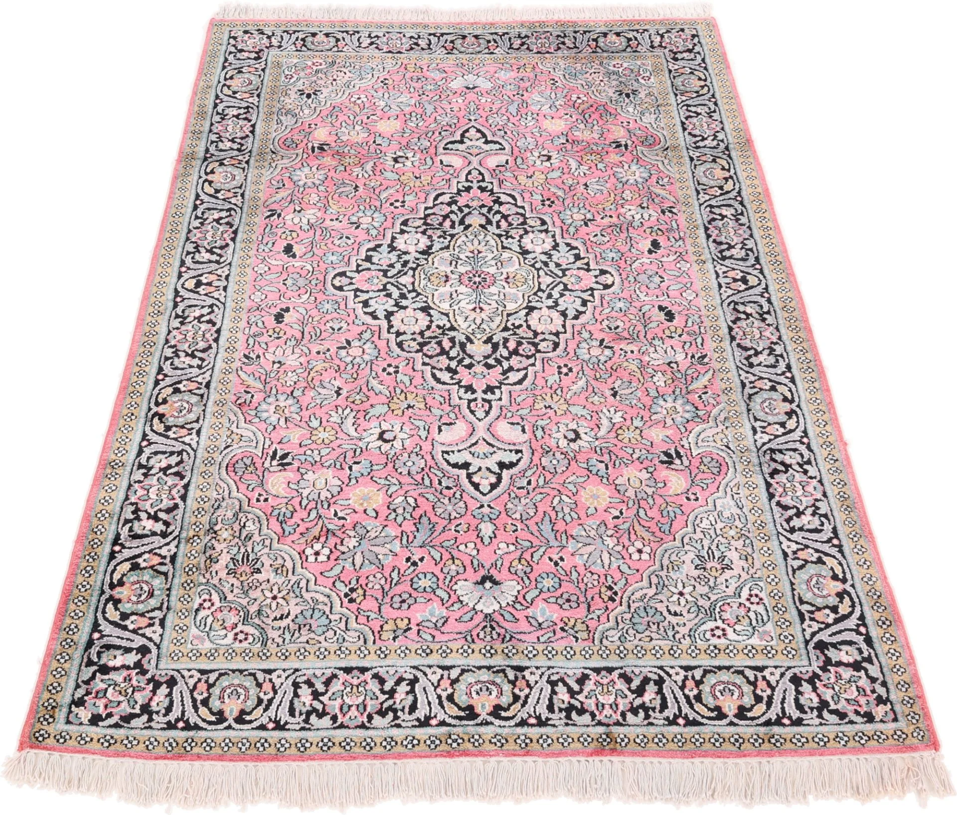 Orientteppich 189 × 124 cm aus Wolle, handgeknüpft