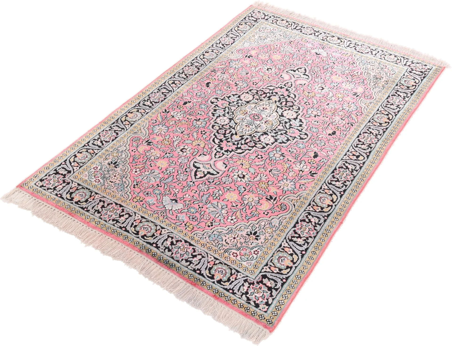 Orientteppich 189 × 124 cm aus Wolle, handgeknüpft