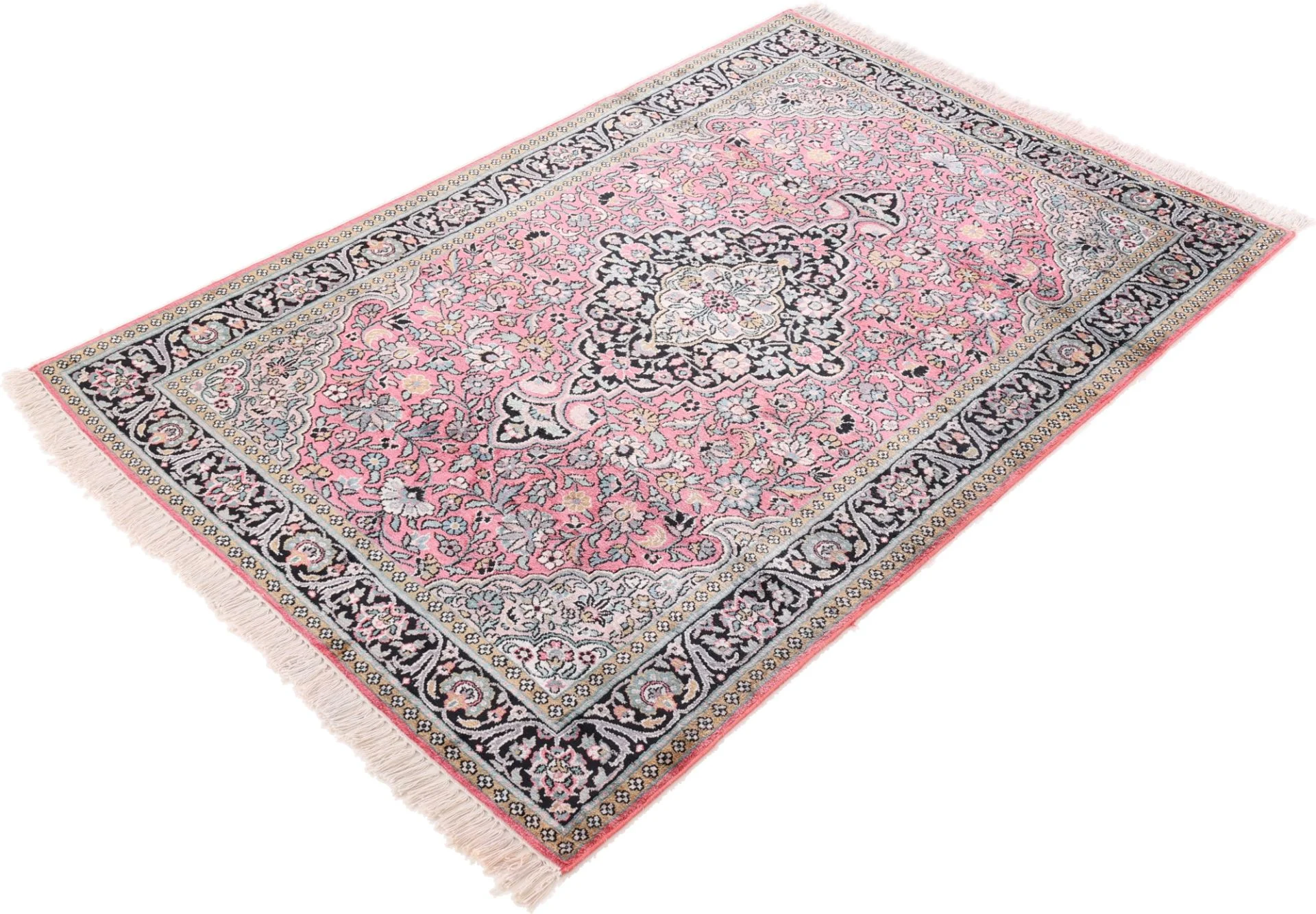 Orientteppich 189 × 124 cm aus Wolle, handgeknüpft