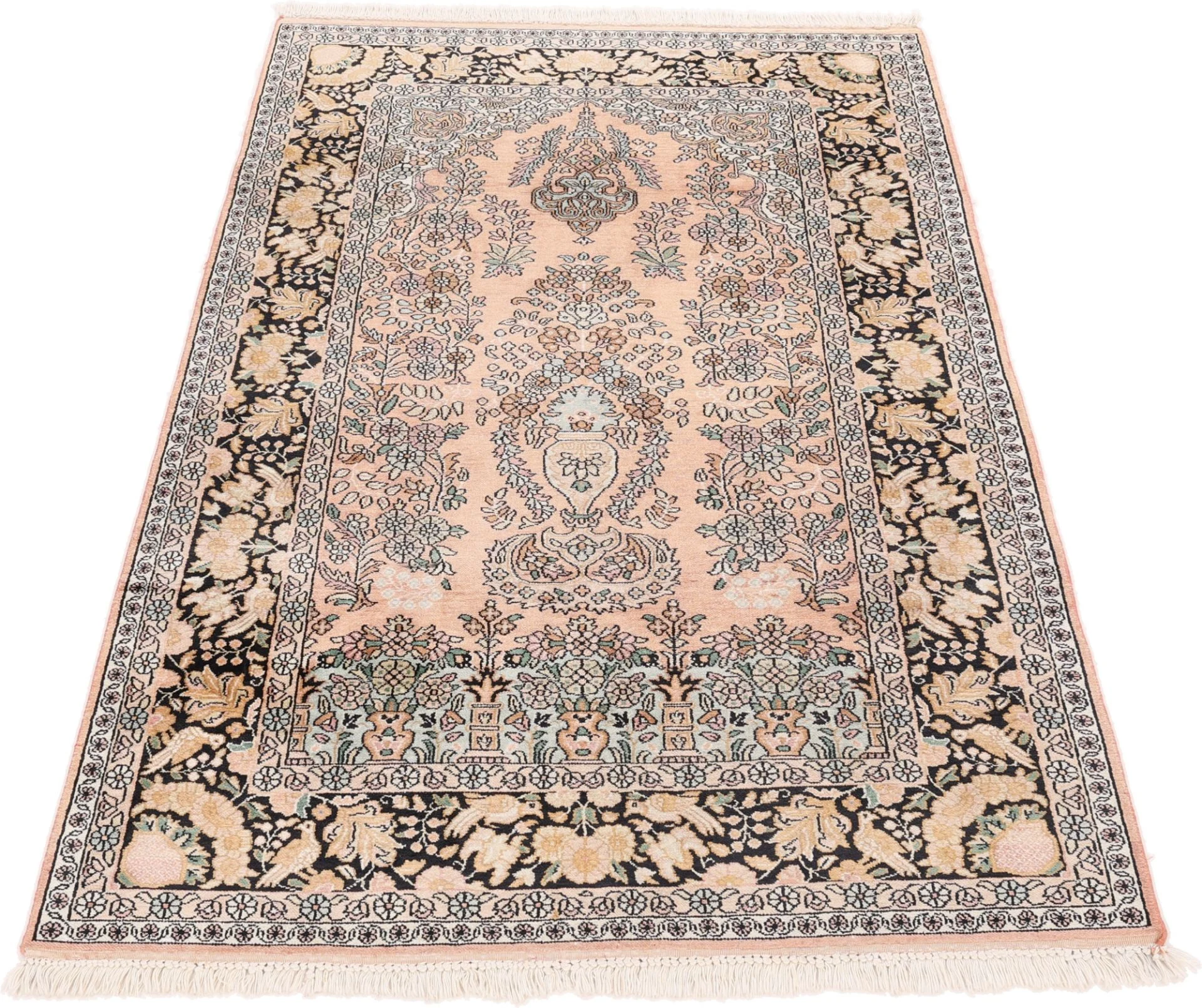 Handgeknüpfter Orientteppich, 184 × 124 cm, Wolle