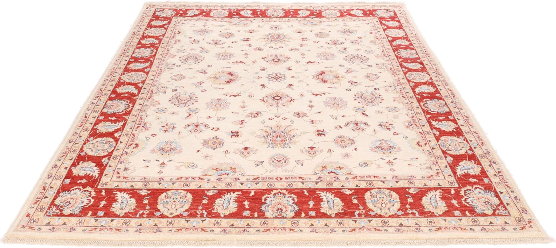 Ziegler Orientteppich 241 × 304 cm aus Wolle, handgeknüpft