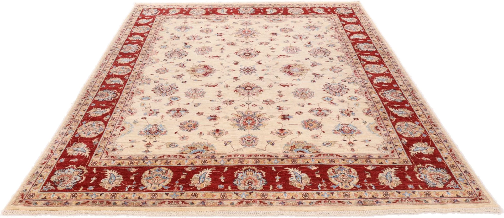 Ziegler Orientteppich 241 × 304 cm aus Wolle, handgeknüpft