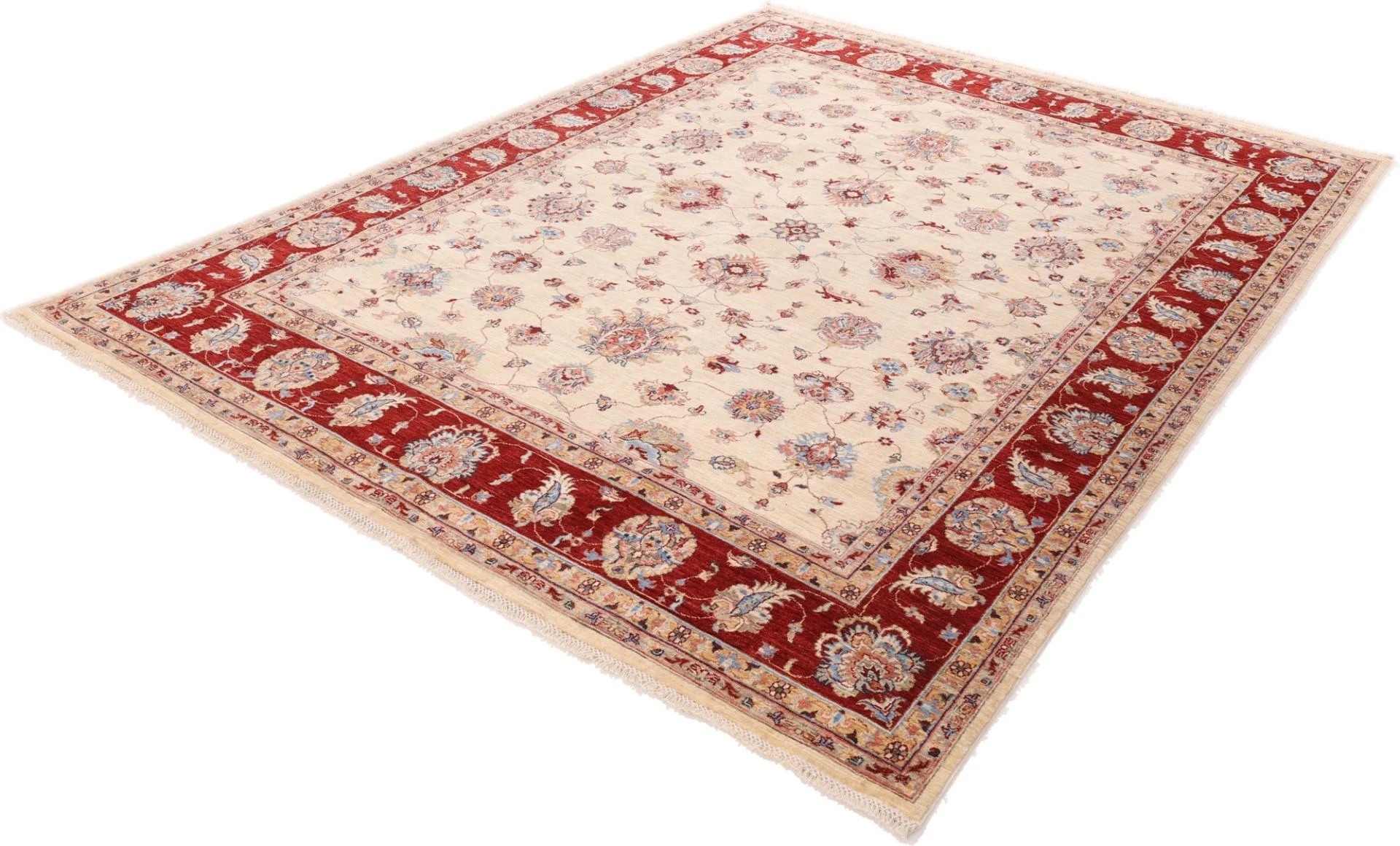 Ziegler Orientteppich 241 × 304 cm aus Wolle, handgeknüpft