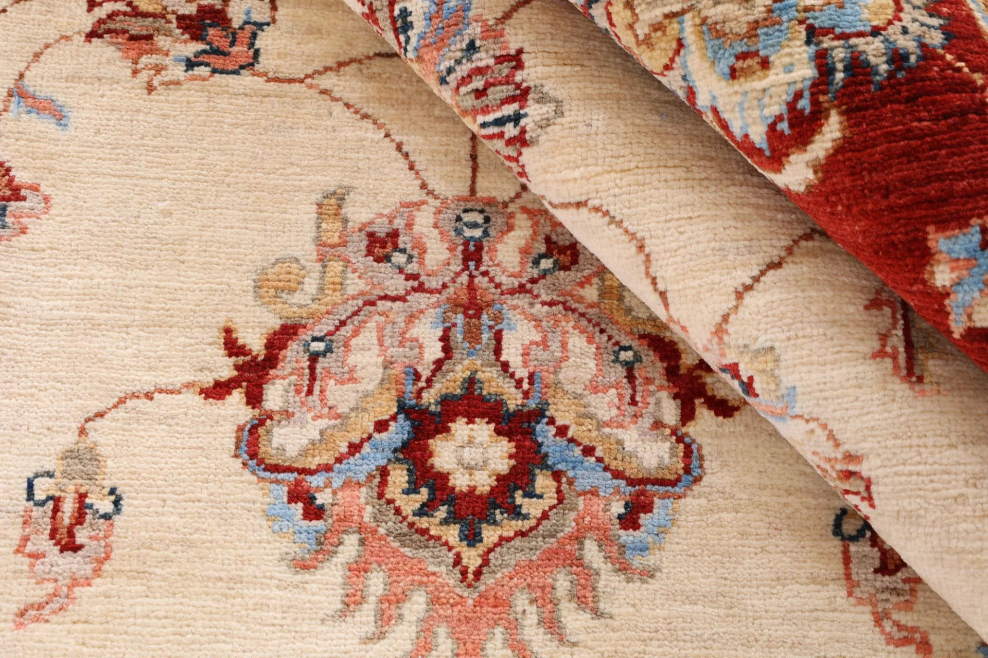 Ziegler Orientteppich 241 × 304 cm aus Wolle, handgeknüpft