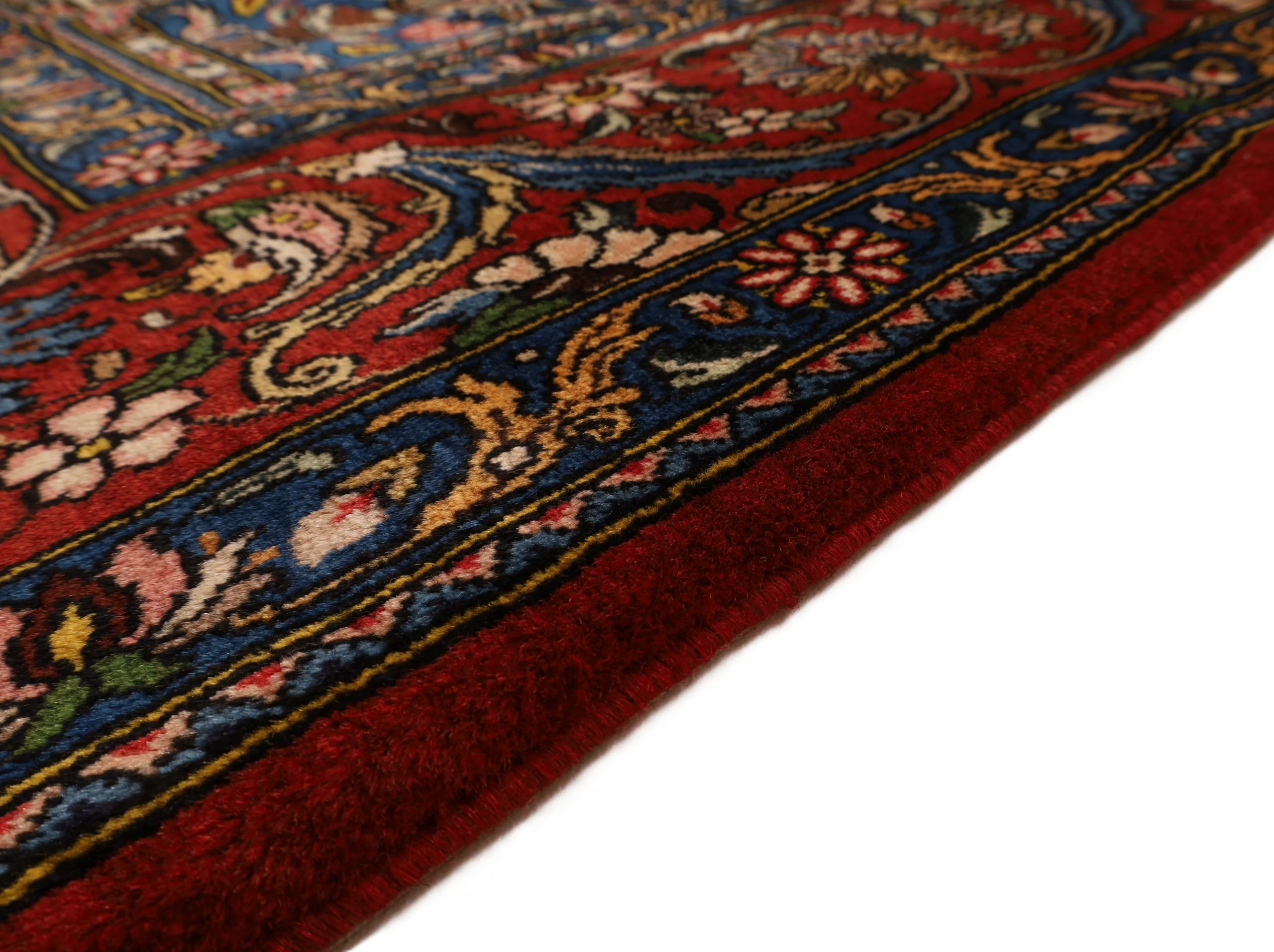 Handgeknüpfter Bakhtiari Perserteppich, 370 × 253 cm, Wolle