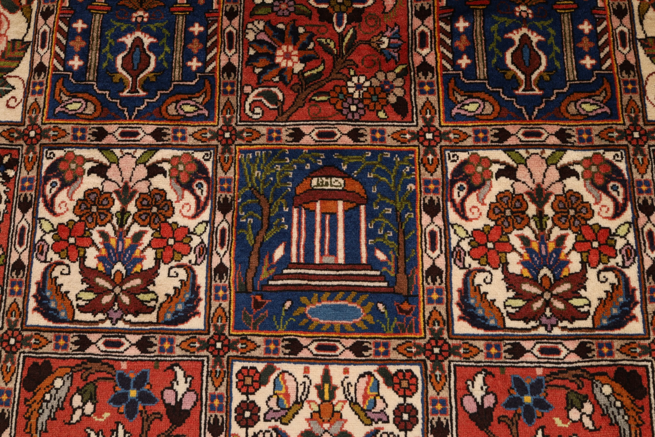 Bakhtiari Perserteppich aus Iran, 305 × 204 cm
