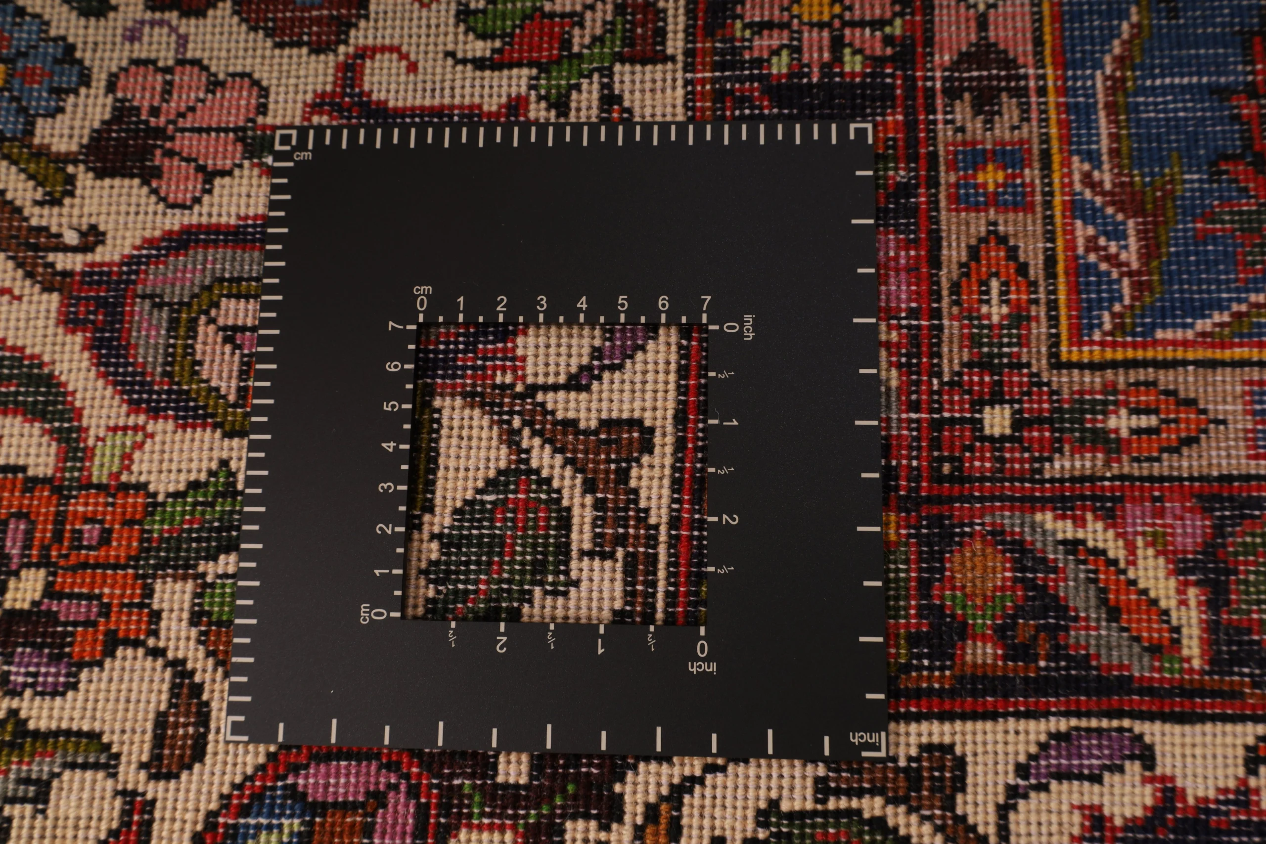 Bakhtiari Perserteppich aus Iran, 305 × 204 cm