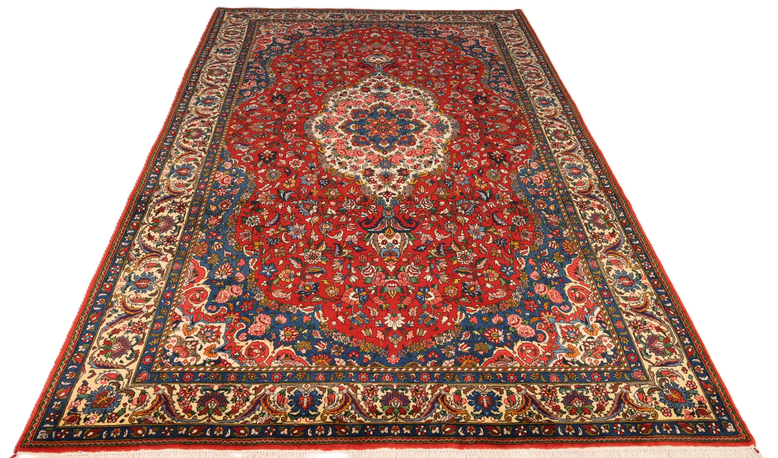 Bakhtiari Perserteppich 303 × 203 cm aus Wolle, handgeknüpft