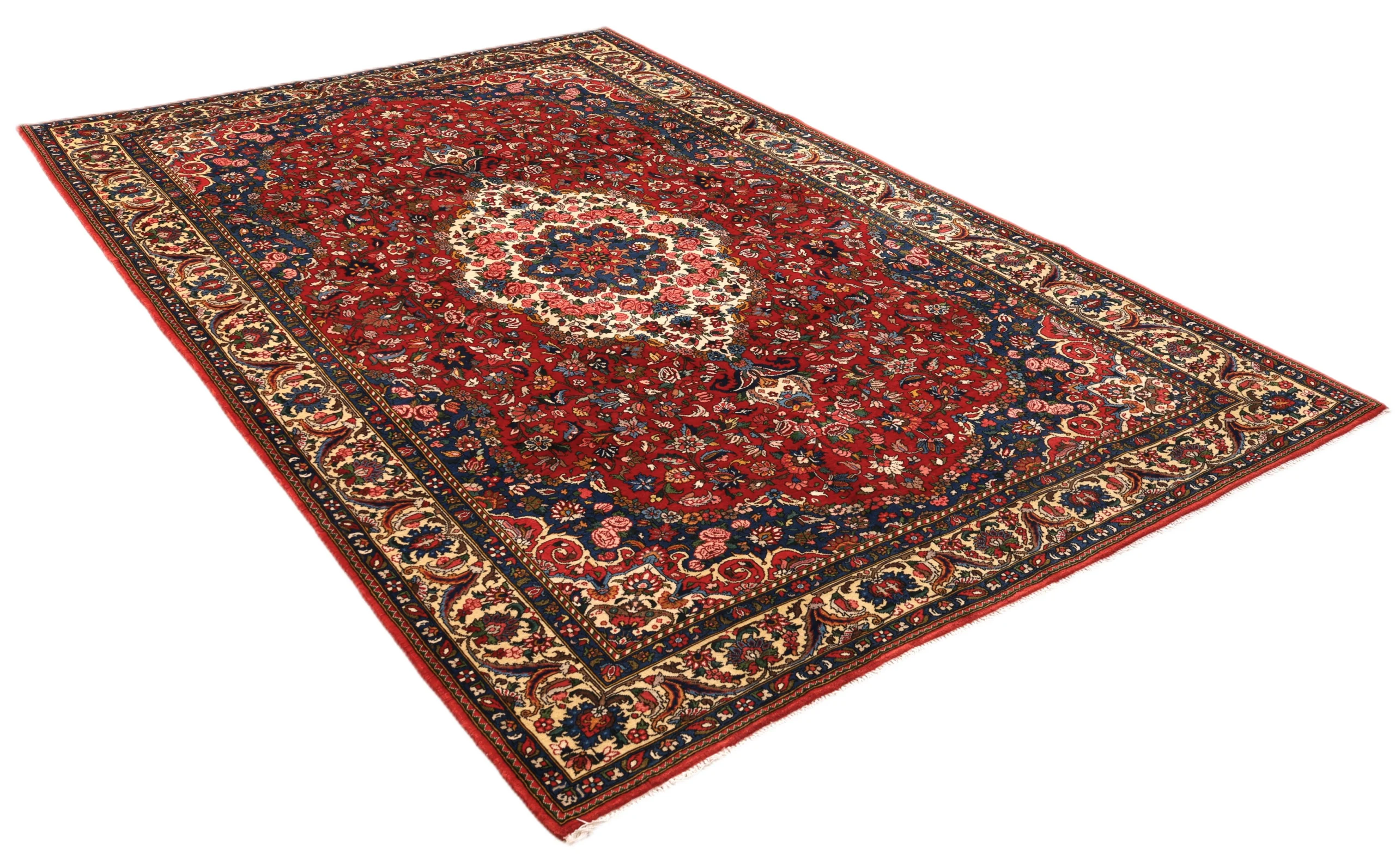 Bakhtiari Perserteppich 303 × 203 cm aus Wolle, handgeknüpft