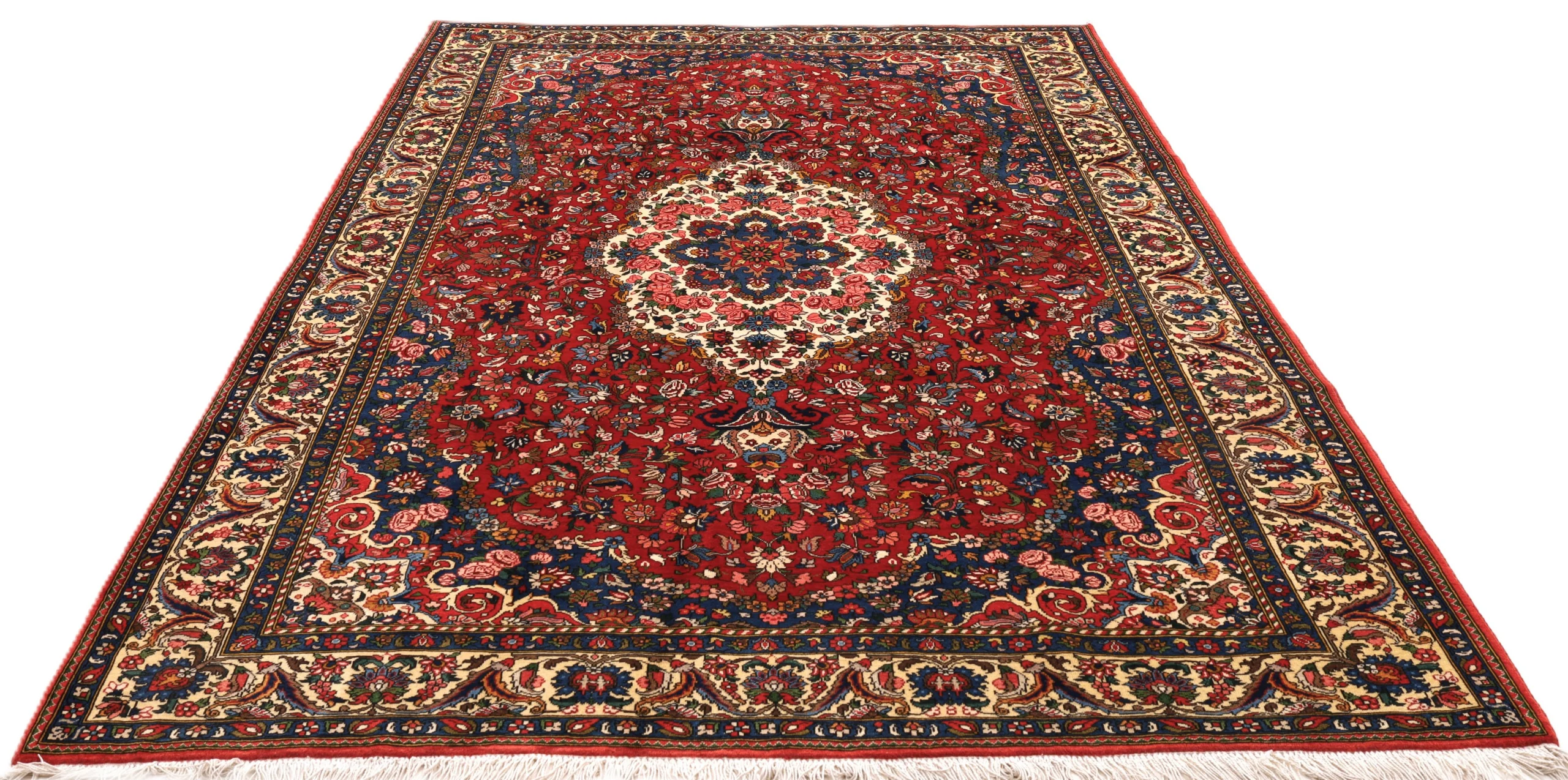 Bakhtiari Perserteppich 303 × 203 cm aus Wolle, handgeknüpft