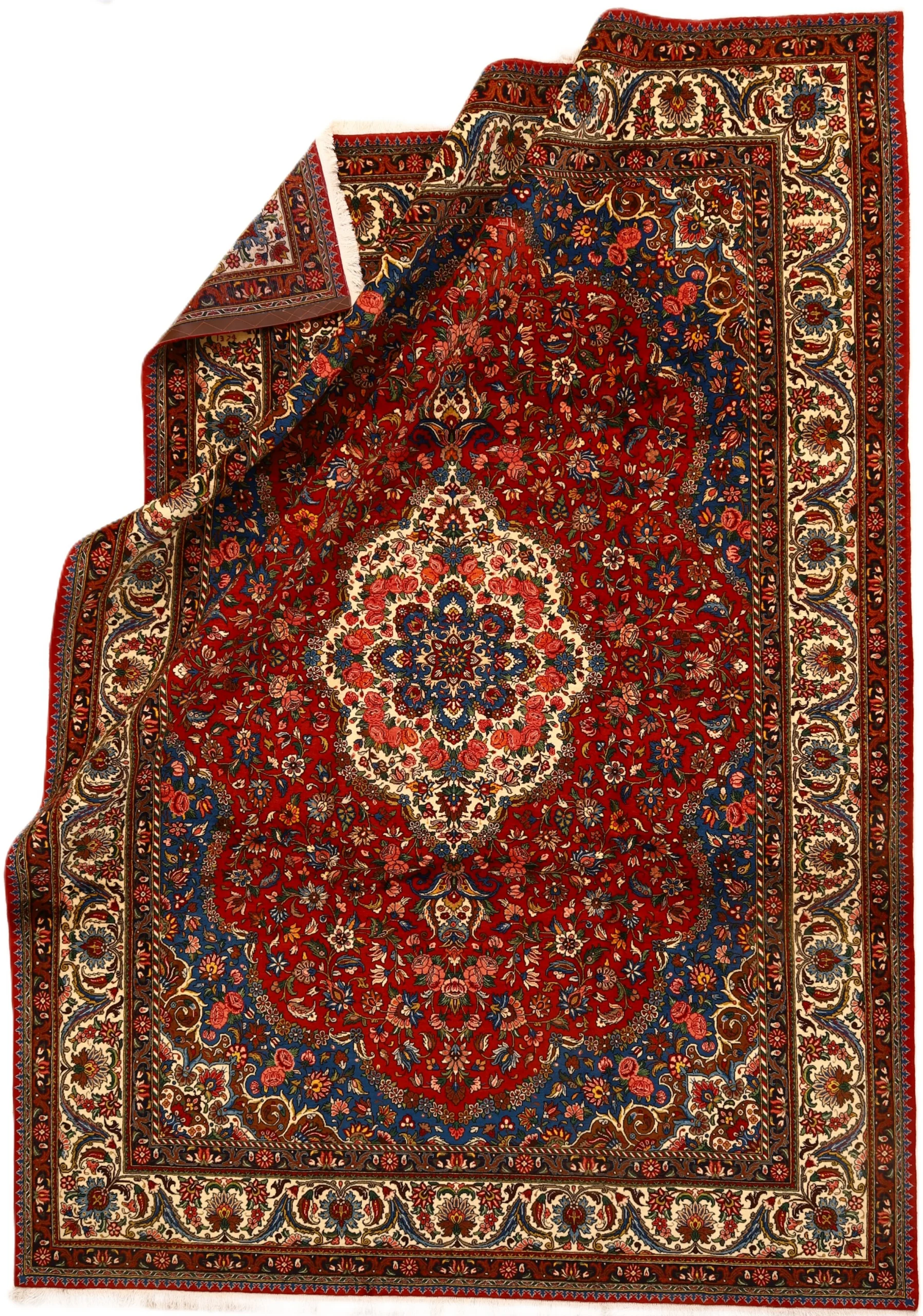 Handgeknüpfter Bakhtiari Perserteppich 360 × 255 cm