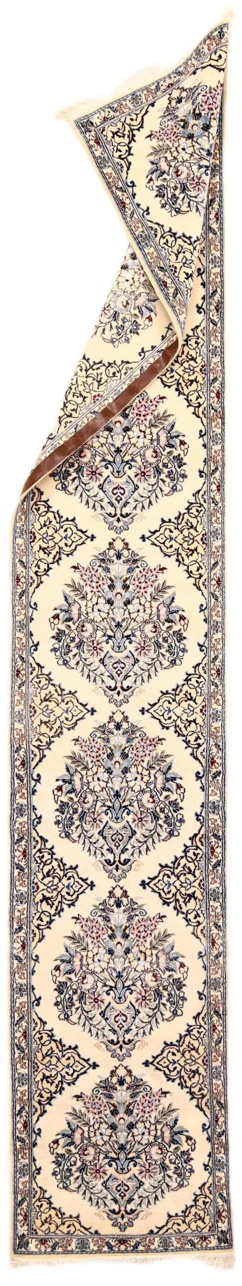 Handgeknüpfter Nain Perserteppich 395 × 72 cm