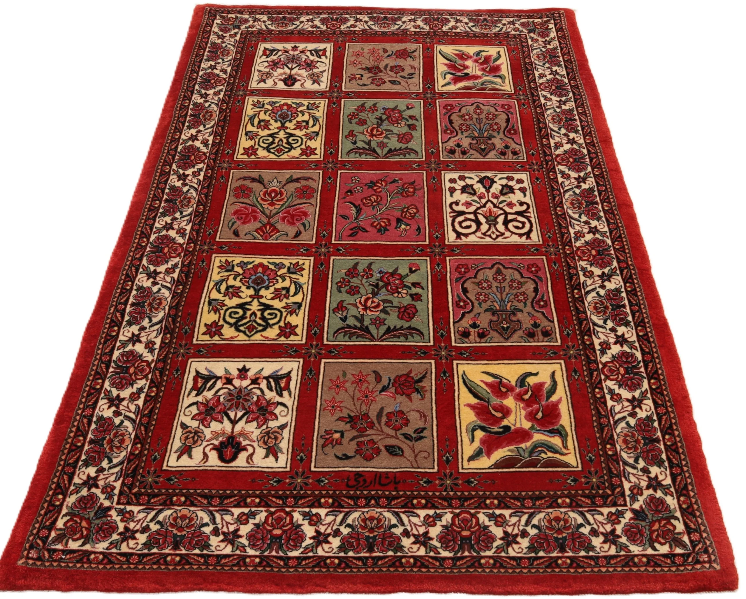 Bijar Perserteppich aus Iran, 185 × 114 cm