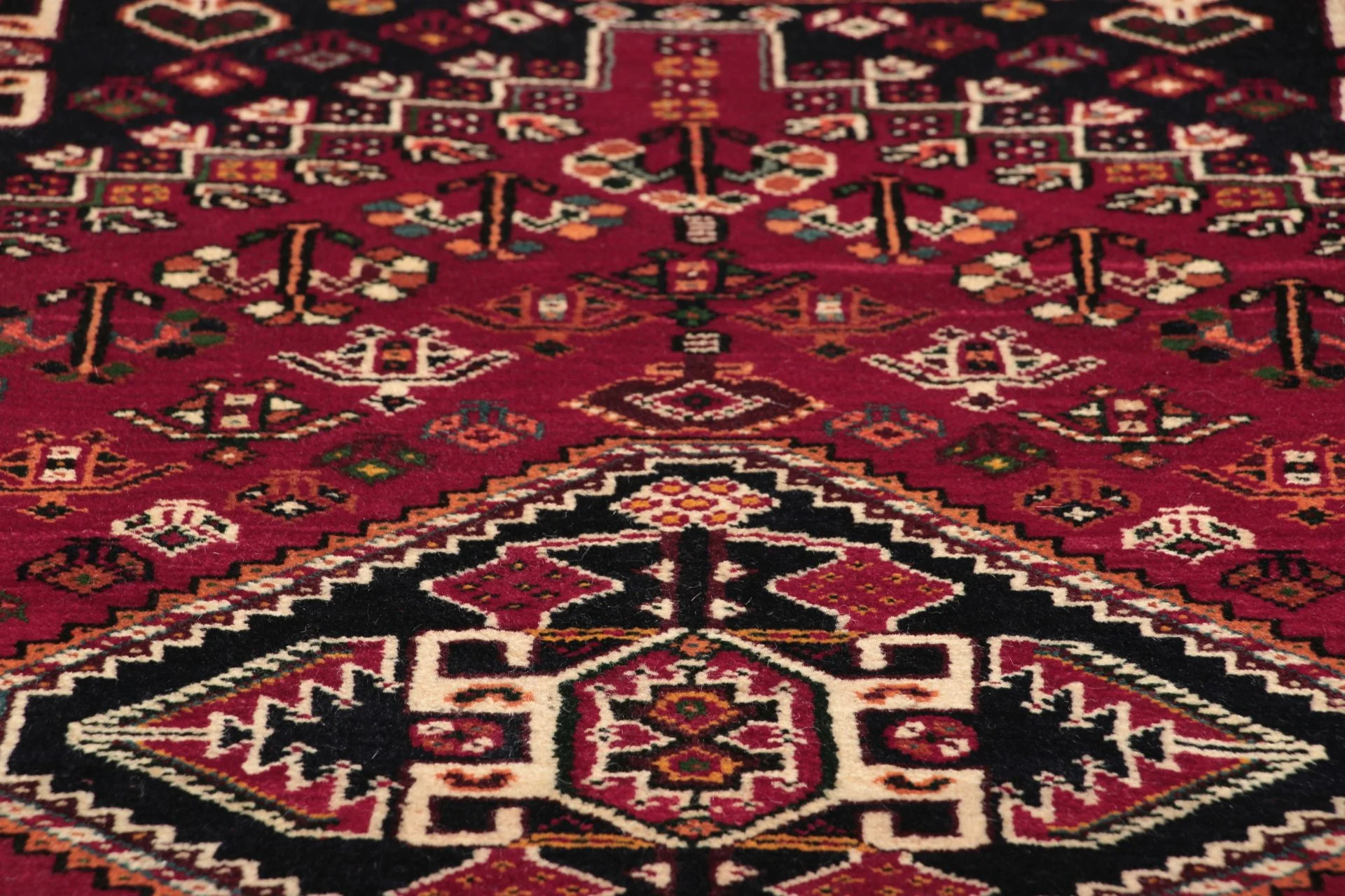 Handgeknüpfter Qashqai Perserteppich, 120 × 175 cm, Wolle