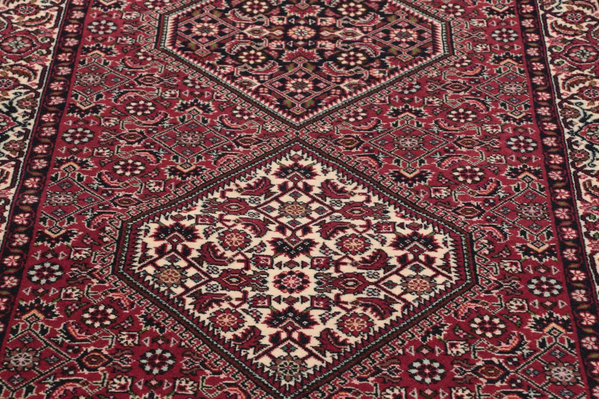 Handgeknüpfter Bijar Perserteppich, 86 × 390 cm, Wolle