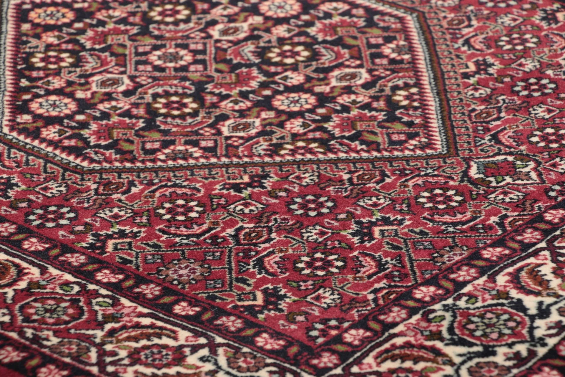 Handgeknüpfter Bijar Perserteppich, 86 × 390 cm, Wolle