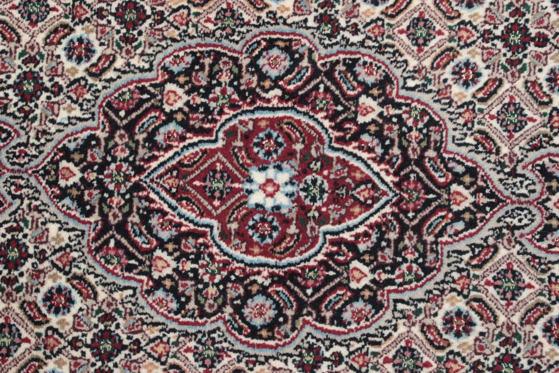 Handgeknüpfter Moud Perserteppich 80 × 392 cm