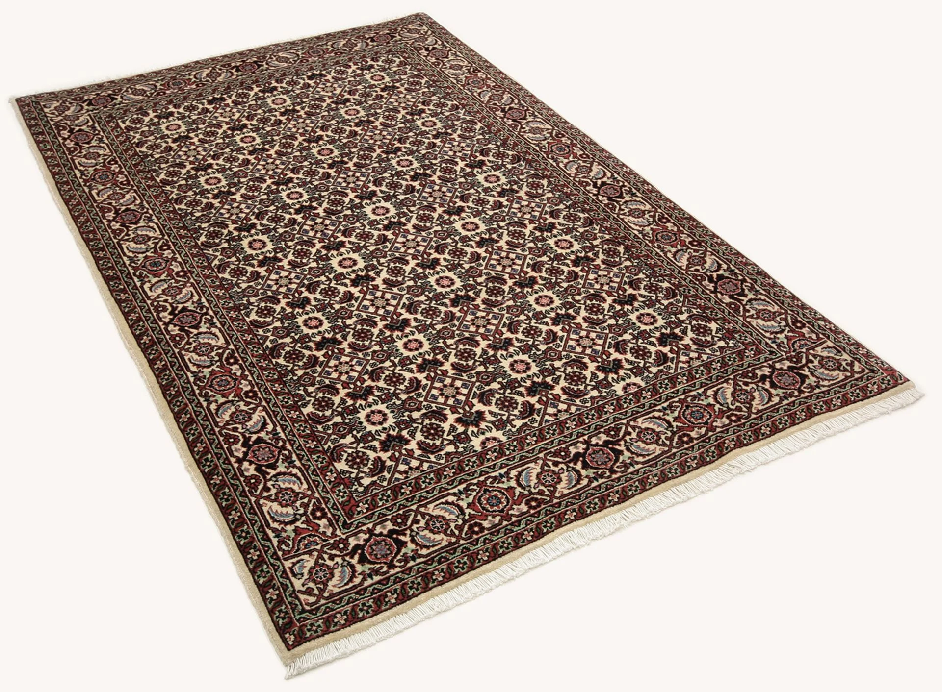 Handgeknüpfter Bijar Perserteppich, 115 × 182 cm, Wolle