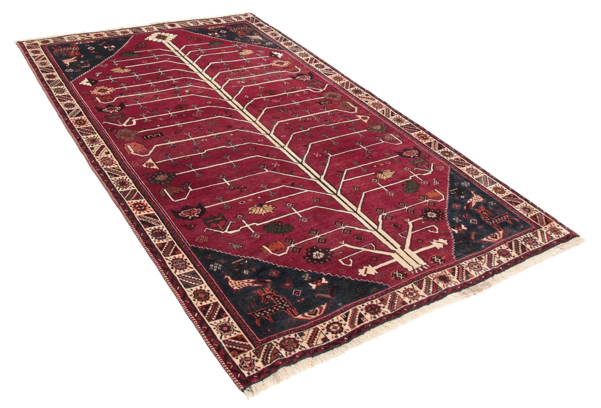 Qashqai Perserteppich aus Iran, 122 × 200 cm