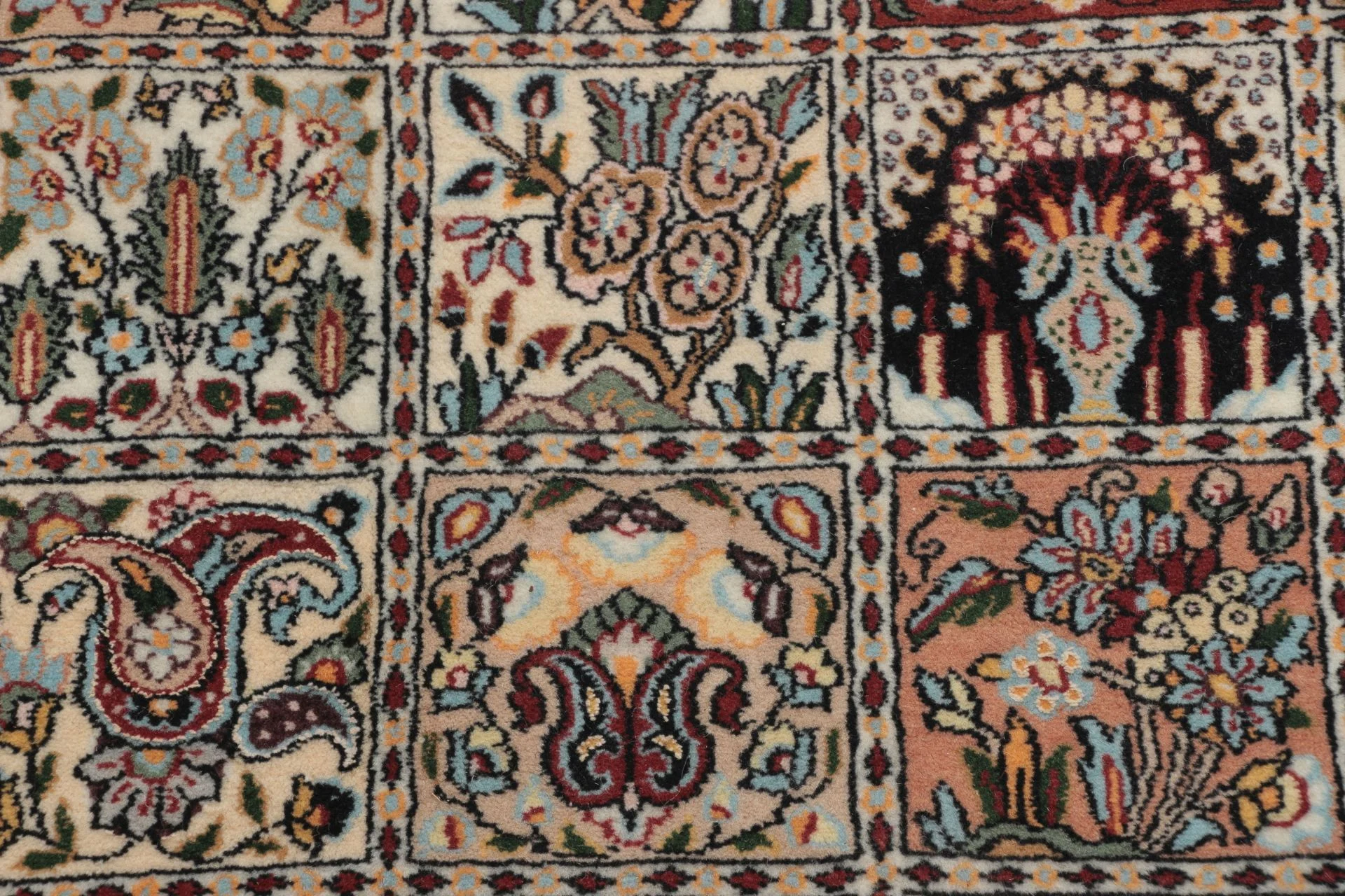 Handgeknüpfter Moud Perserteppich, 155 × 205 cm, Wolle
