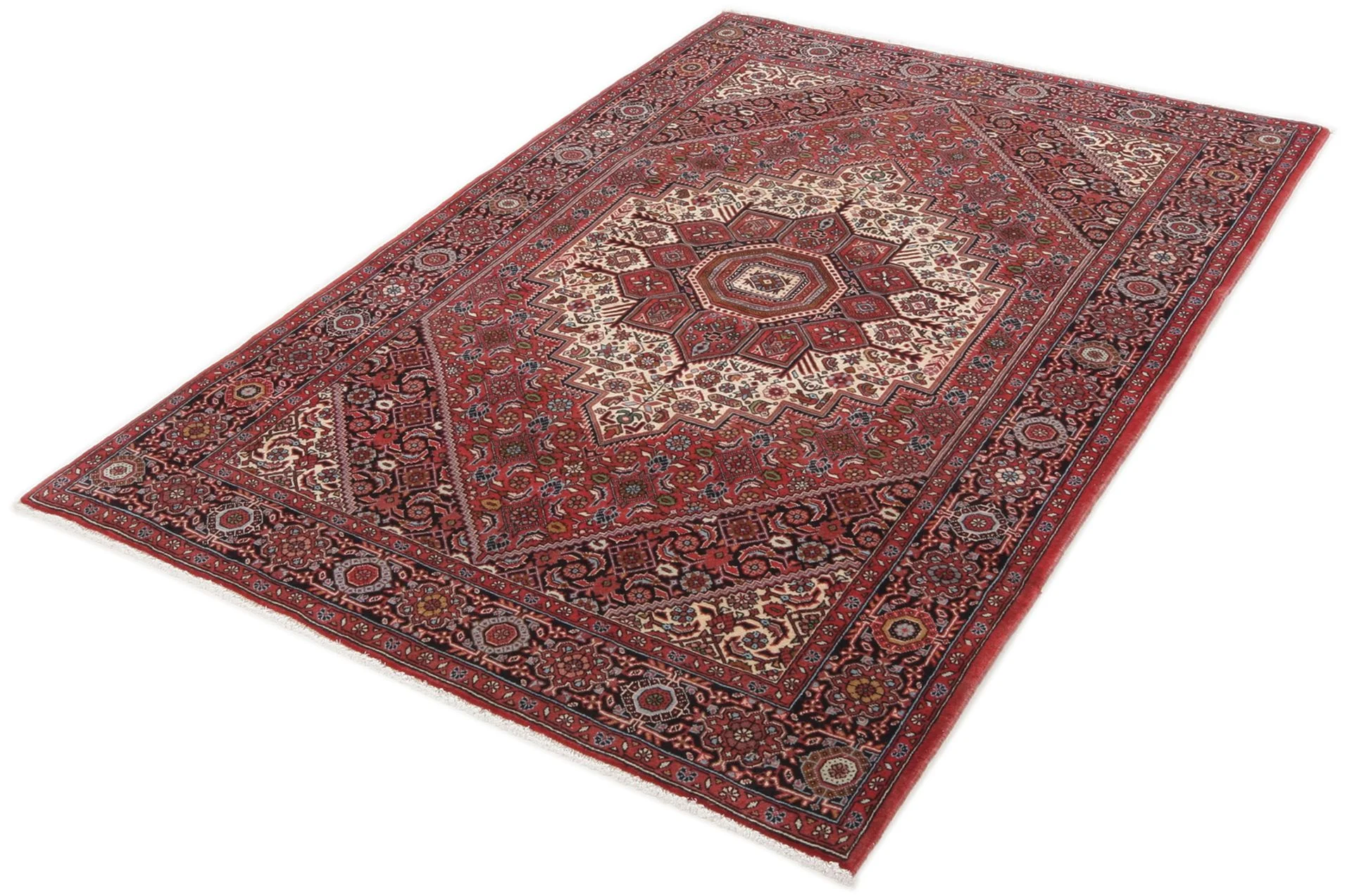 Handgeknüpfter Perserteppich, 130 × 210 cm, Wolle