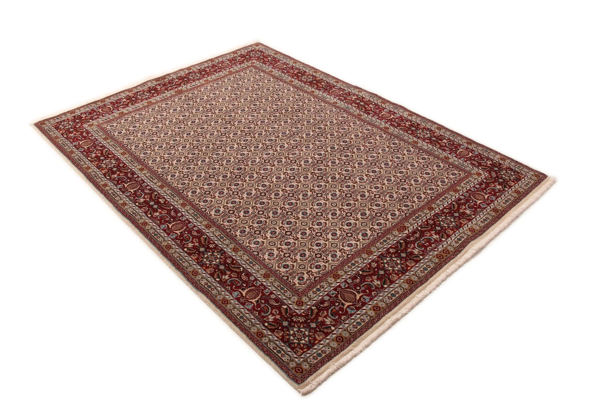 Moud Perserteppich 150 × 203 cm aus Wolle, handgeknüpft