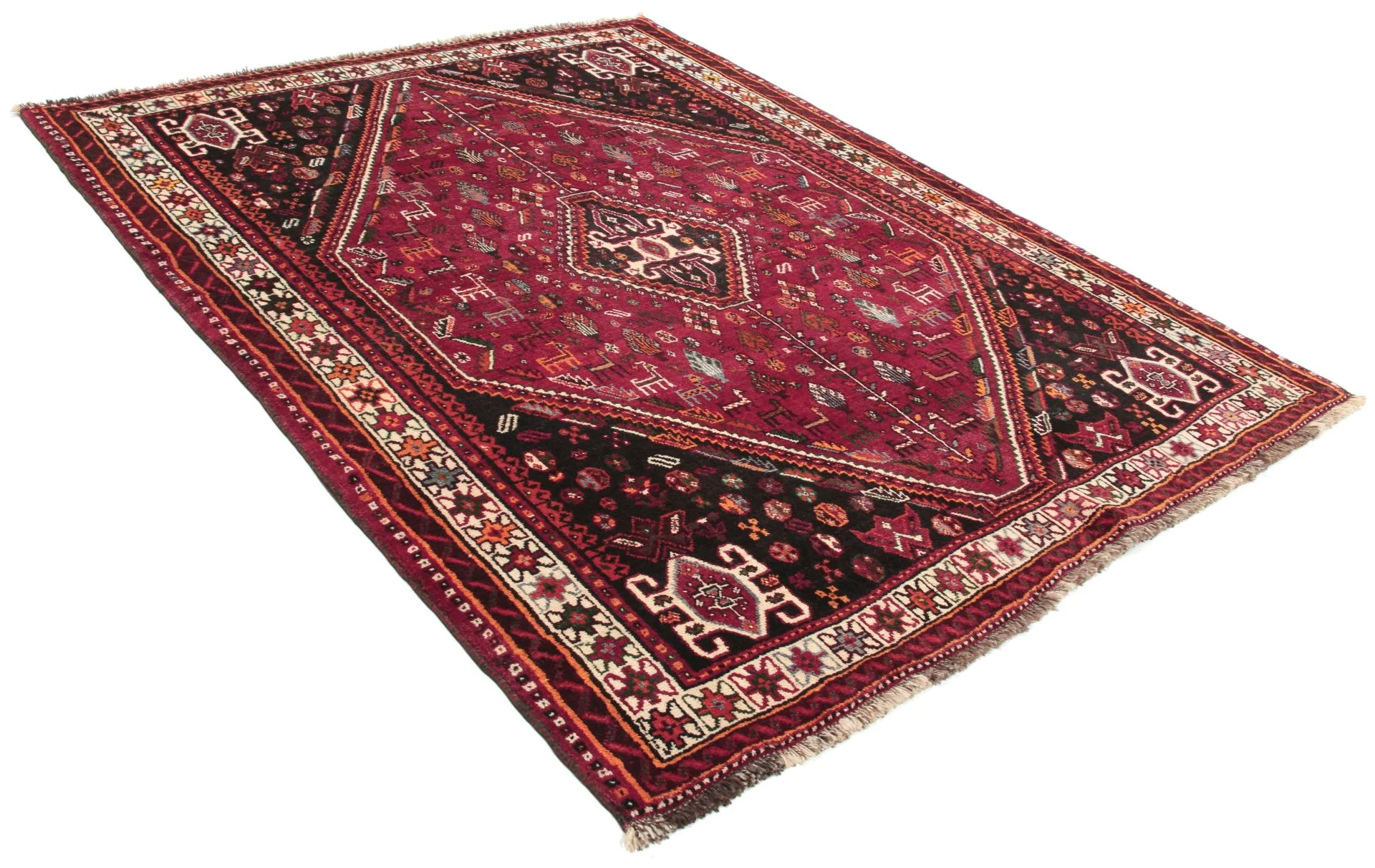 Qashqai Perserteppich aus Iran, 154 × 194 cm