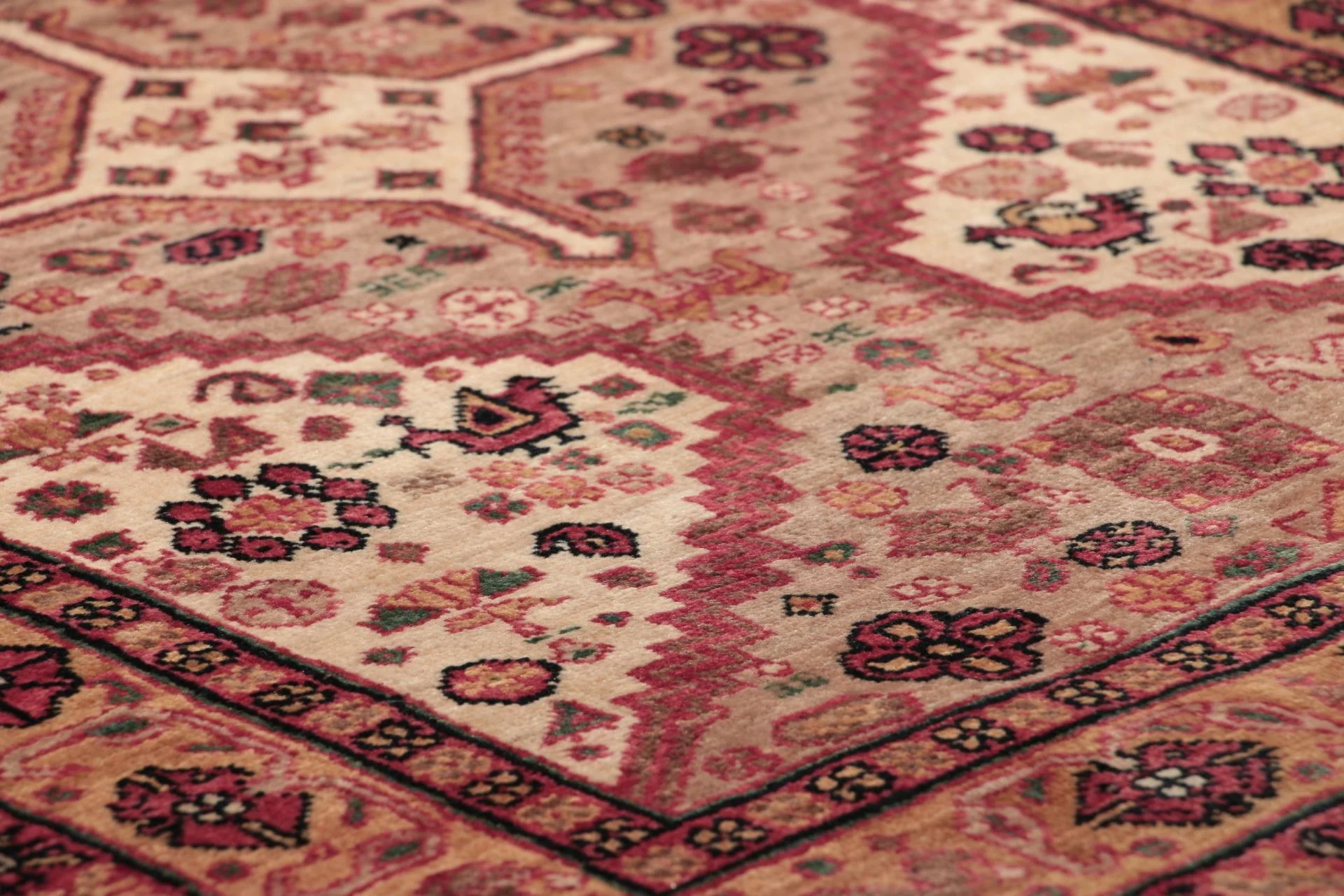 perserteppich-gashghai-81-x-254-cm-schurwolle-handgeknupft-laufer-3 Handgeknüpfter Qashqai Perserteppich, 81 × 254 cm, Wolle