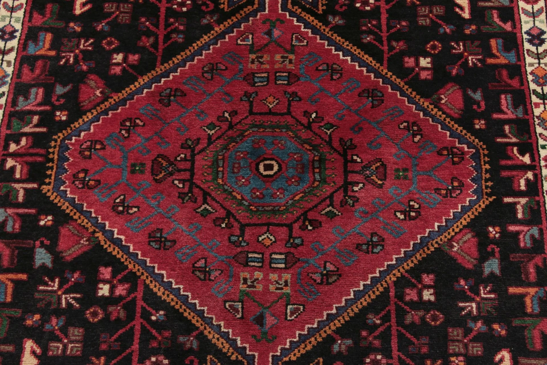 Handgeknüpfter Perserteppich, 155 × 230 cm, Wolle