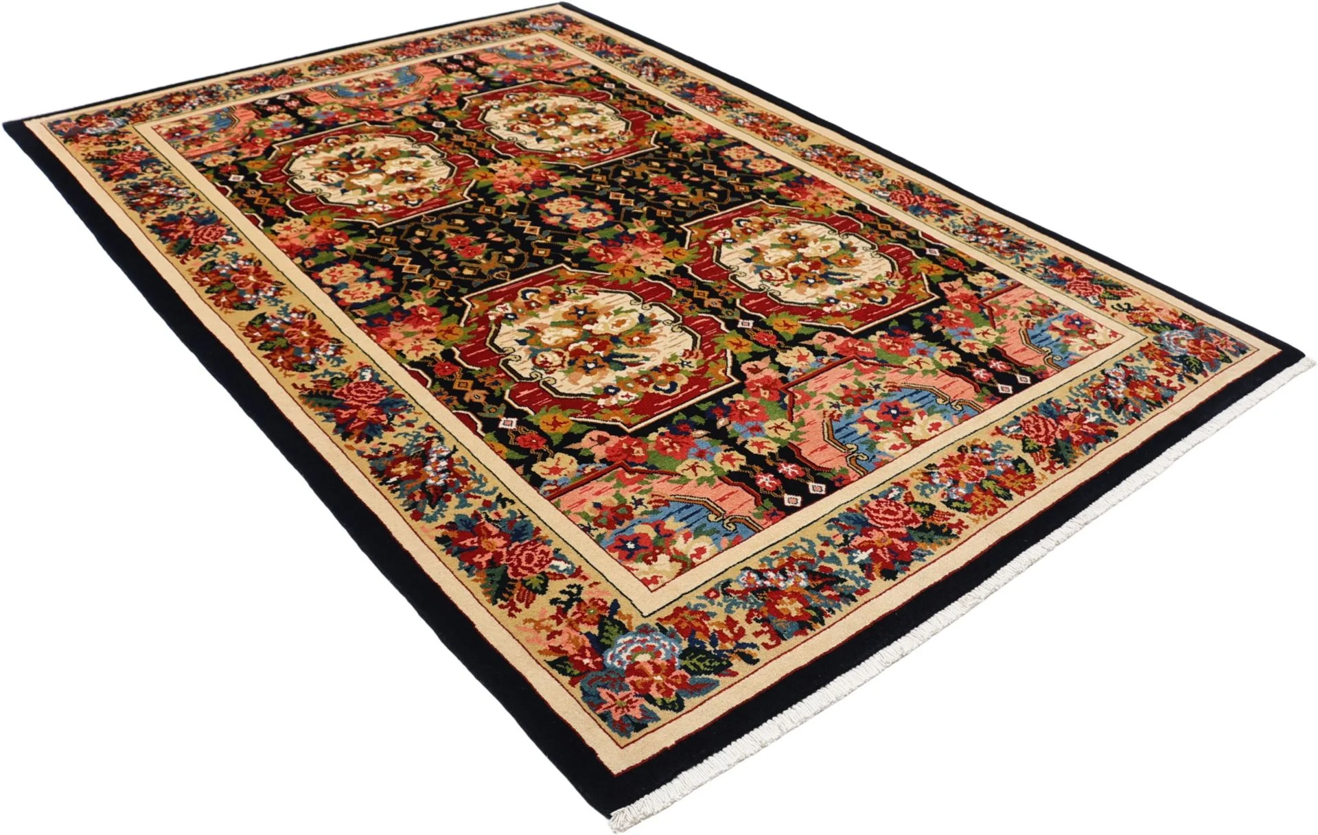 Handgeknüpfter Bakhtiari Perserteppich 158 × 227 cm
