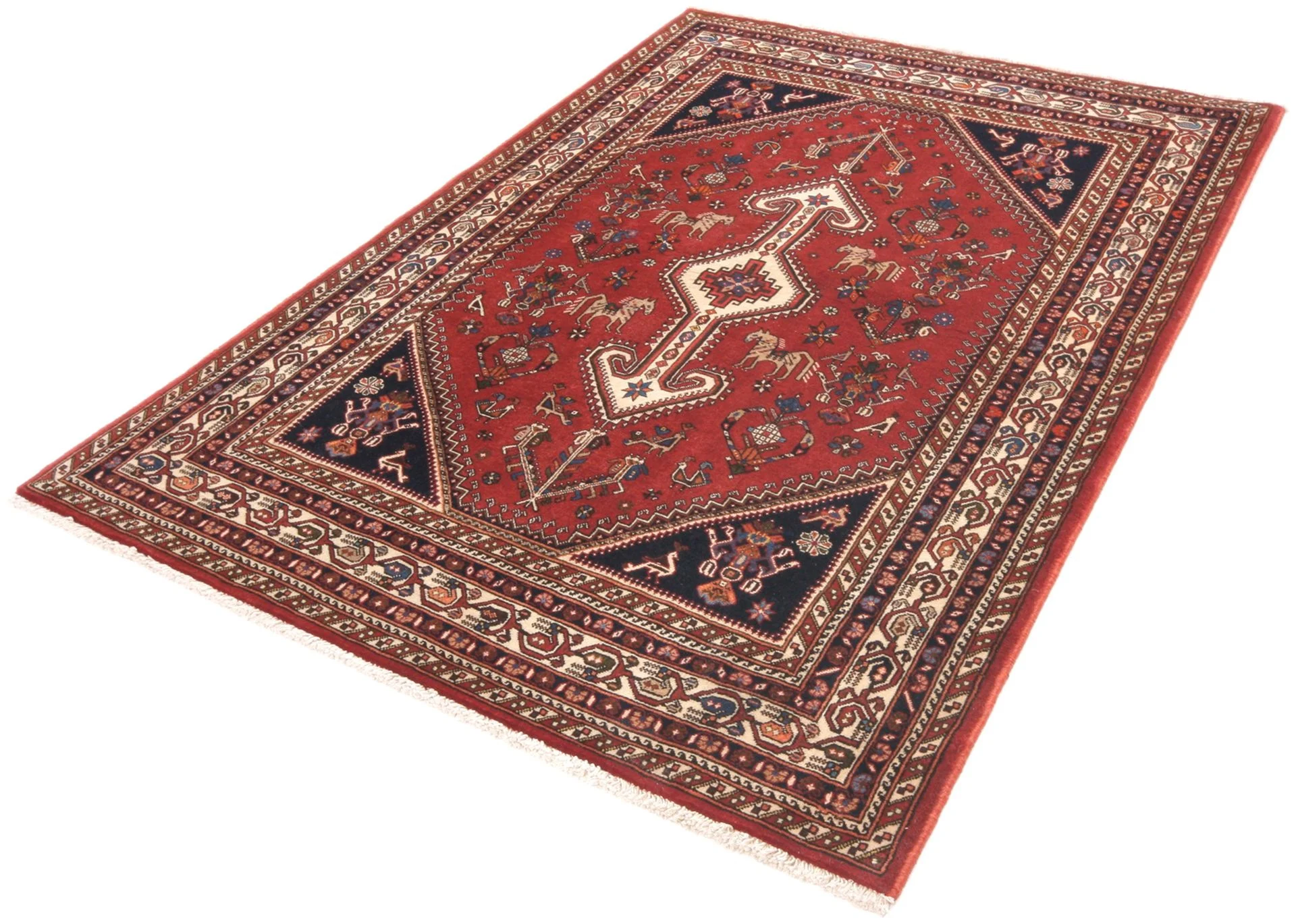 Perserteppich aus Iran, 122 × 180 cm