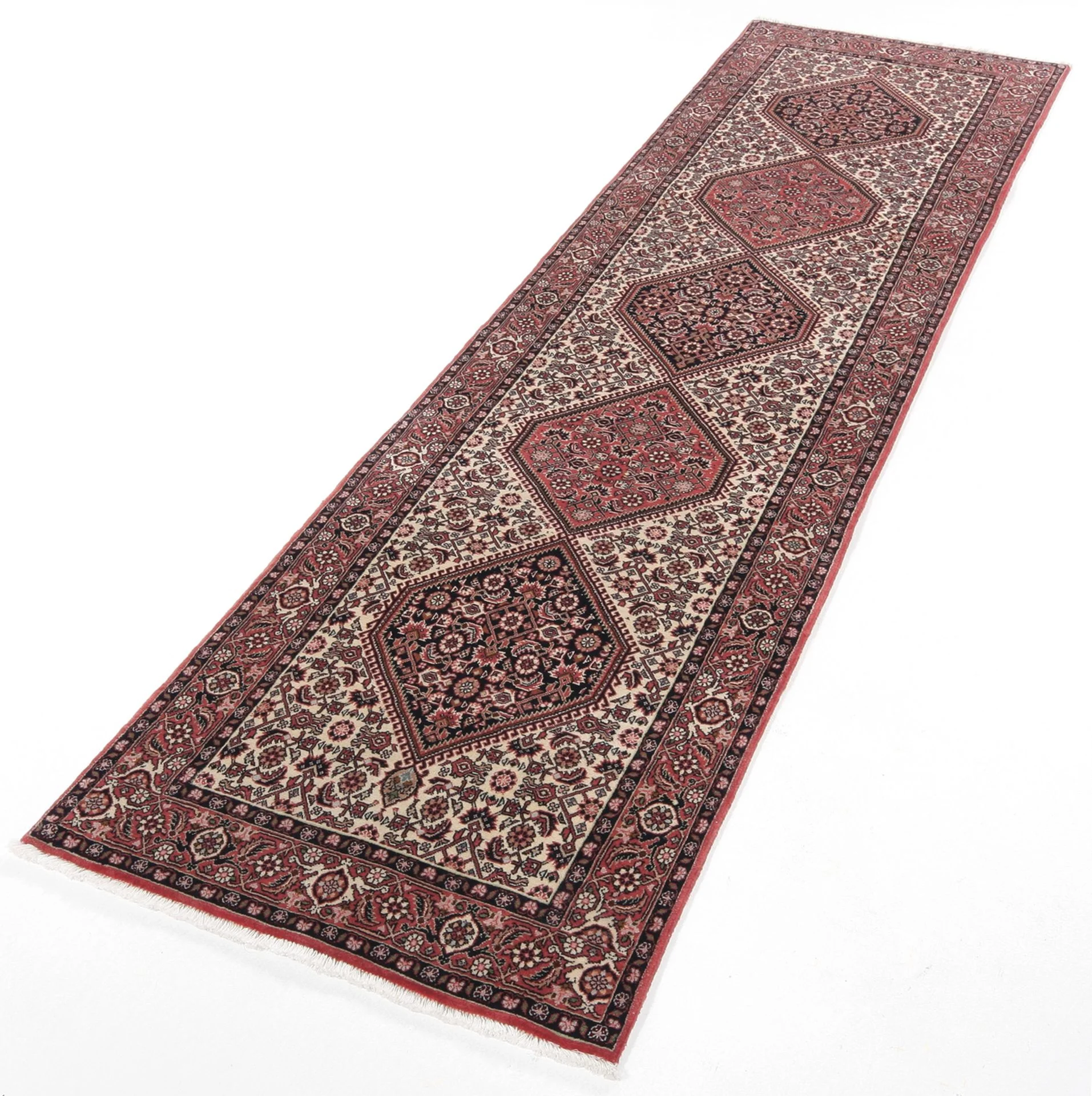 Handgeknüpfter Bijar Perserteppich 80 × 310 cm