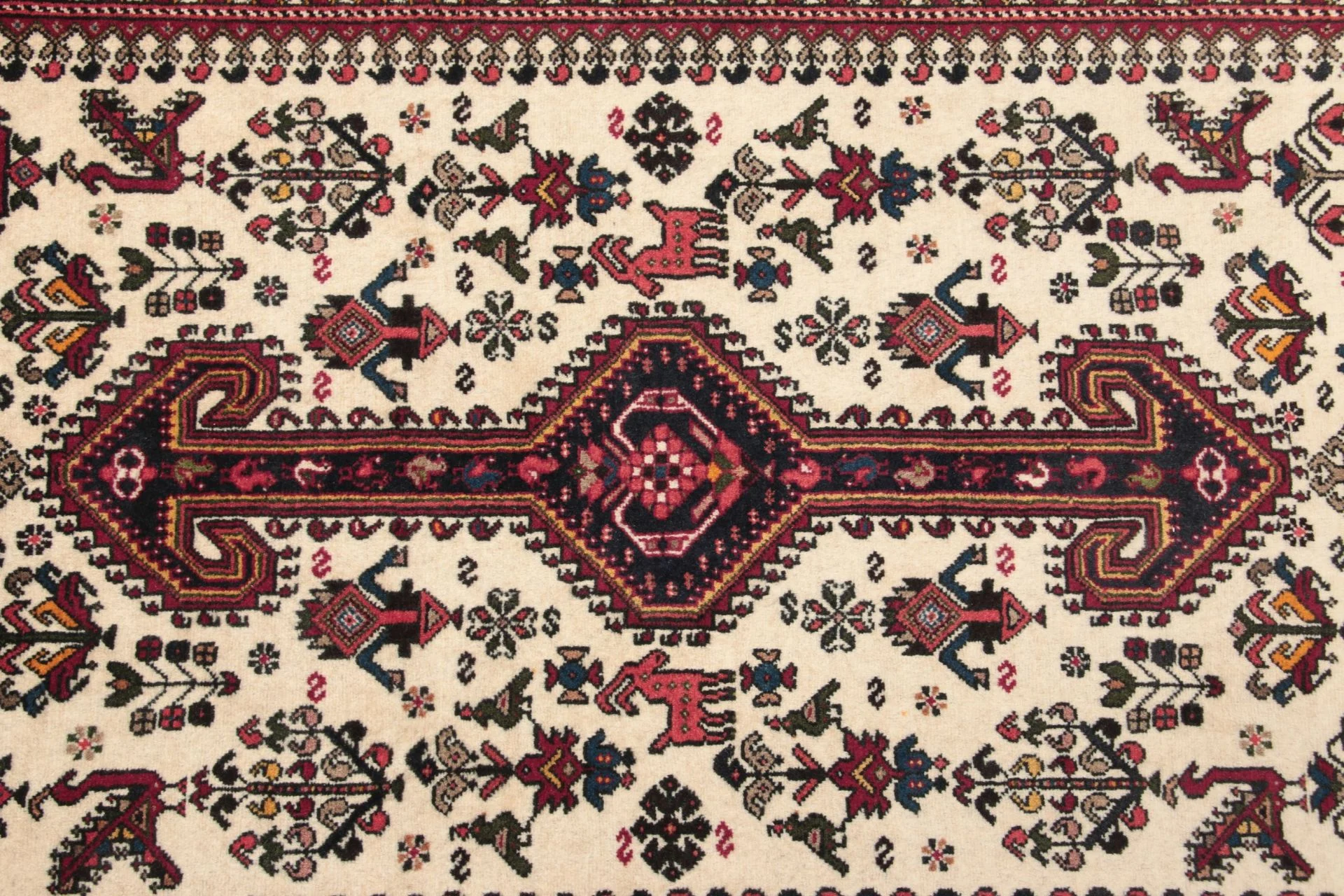 Handgeknüpfter Perserteppich, 82 × 300 cm, Wolle
