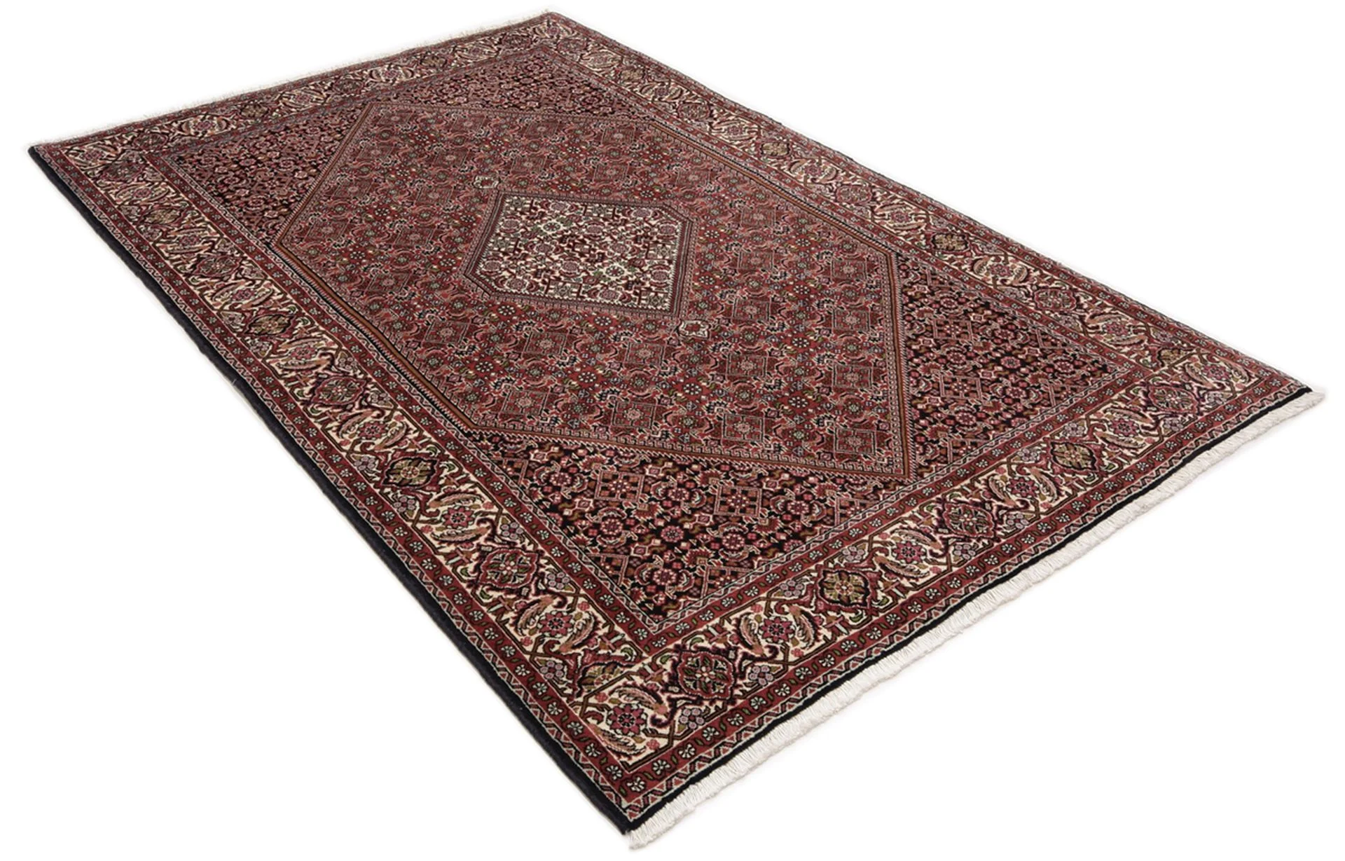 Handgeknüpfter Bijar Perserteppich 142 × 225 cm
