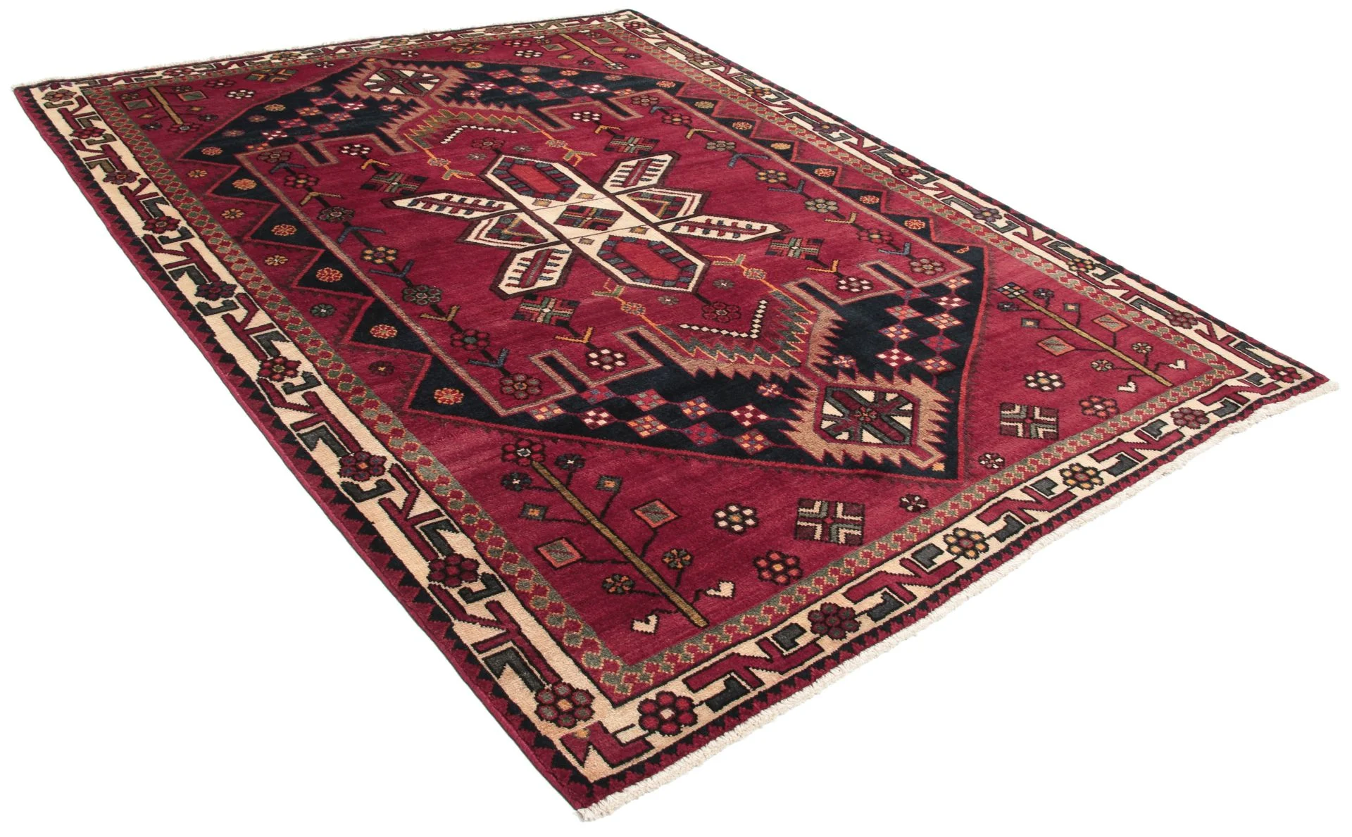 Handgeknüpfter Bakhtiari Perserteppich 165 × 215 cm