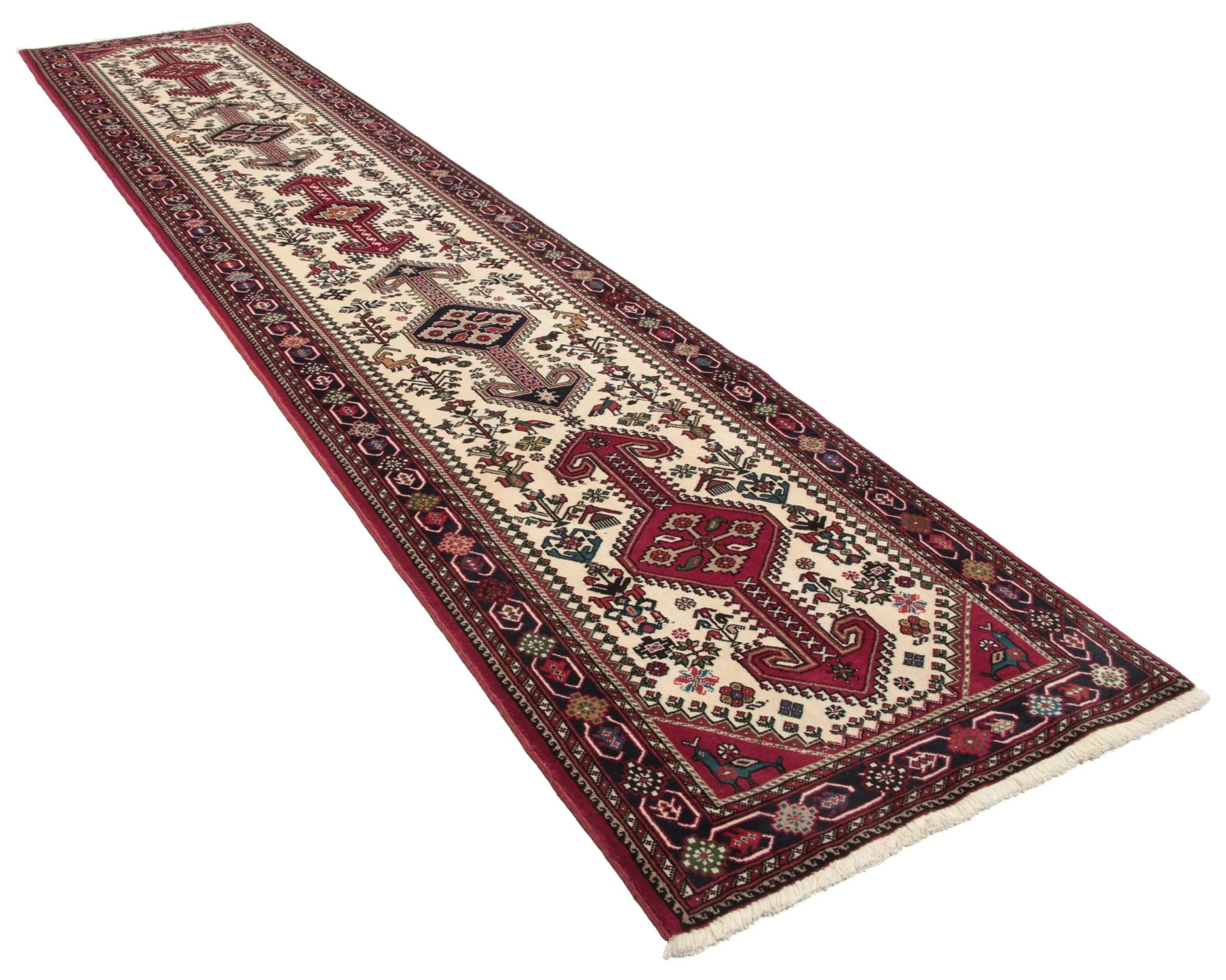 Perserteppich aus Iran, 78 × 375 cm