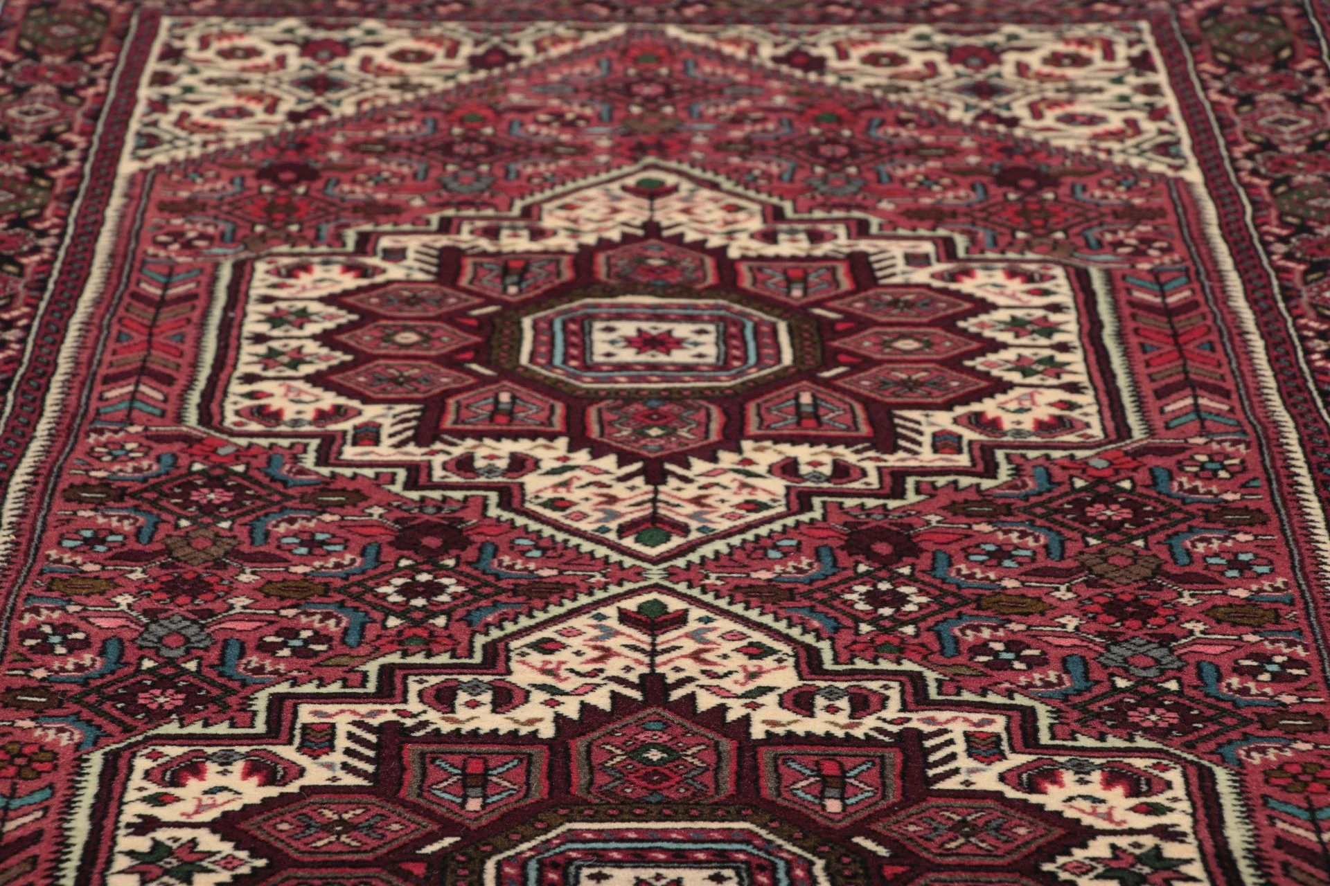 Handgeknüpfter Perserteppich, 80 × 310 cm, Wolle