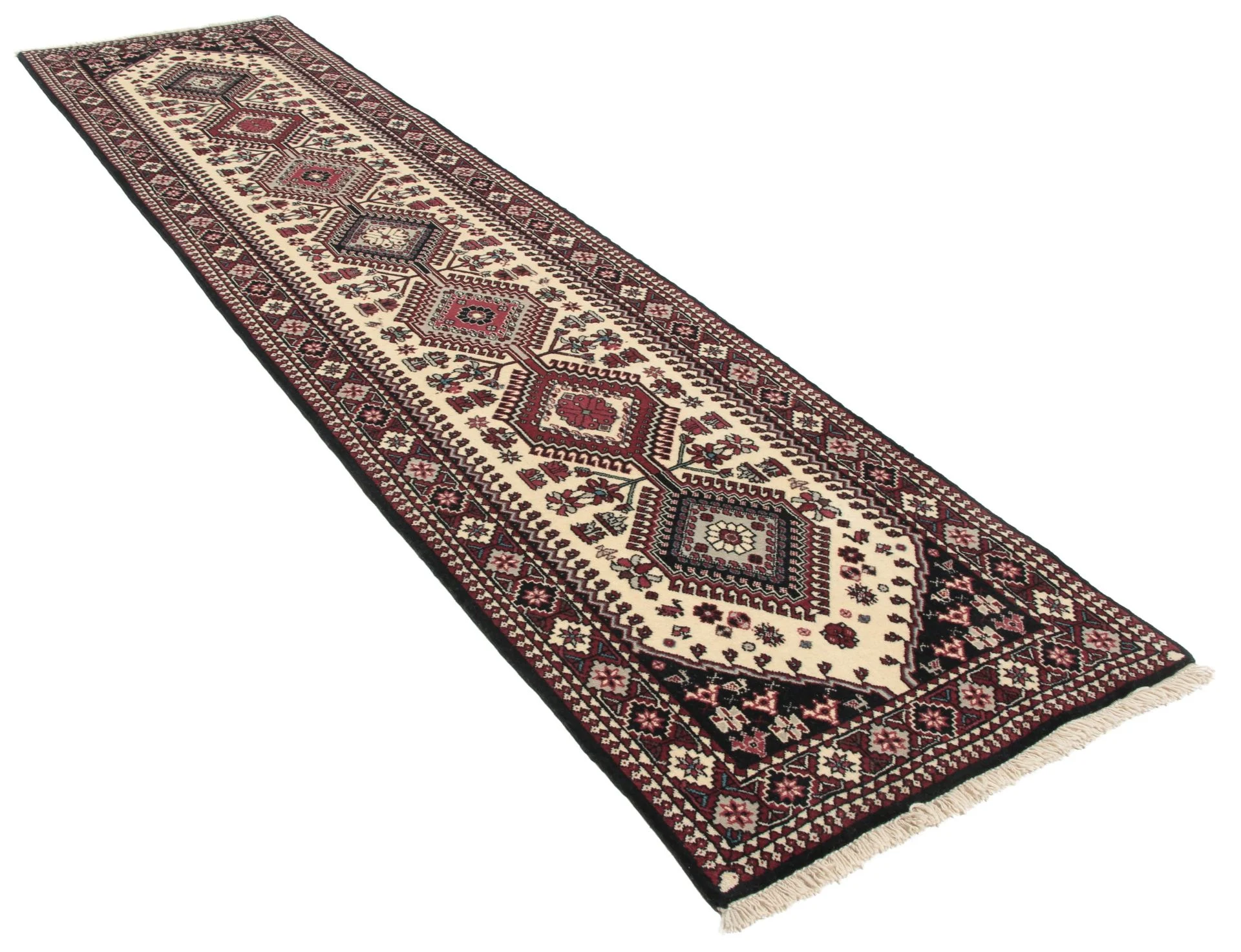 Handgeknüpfter Perserteppich 72 × 306 cm