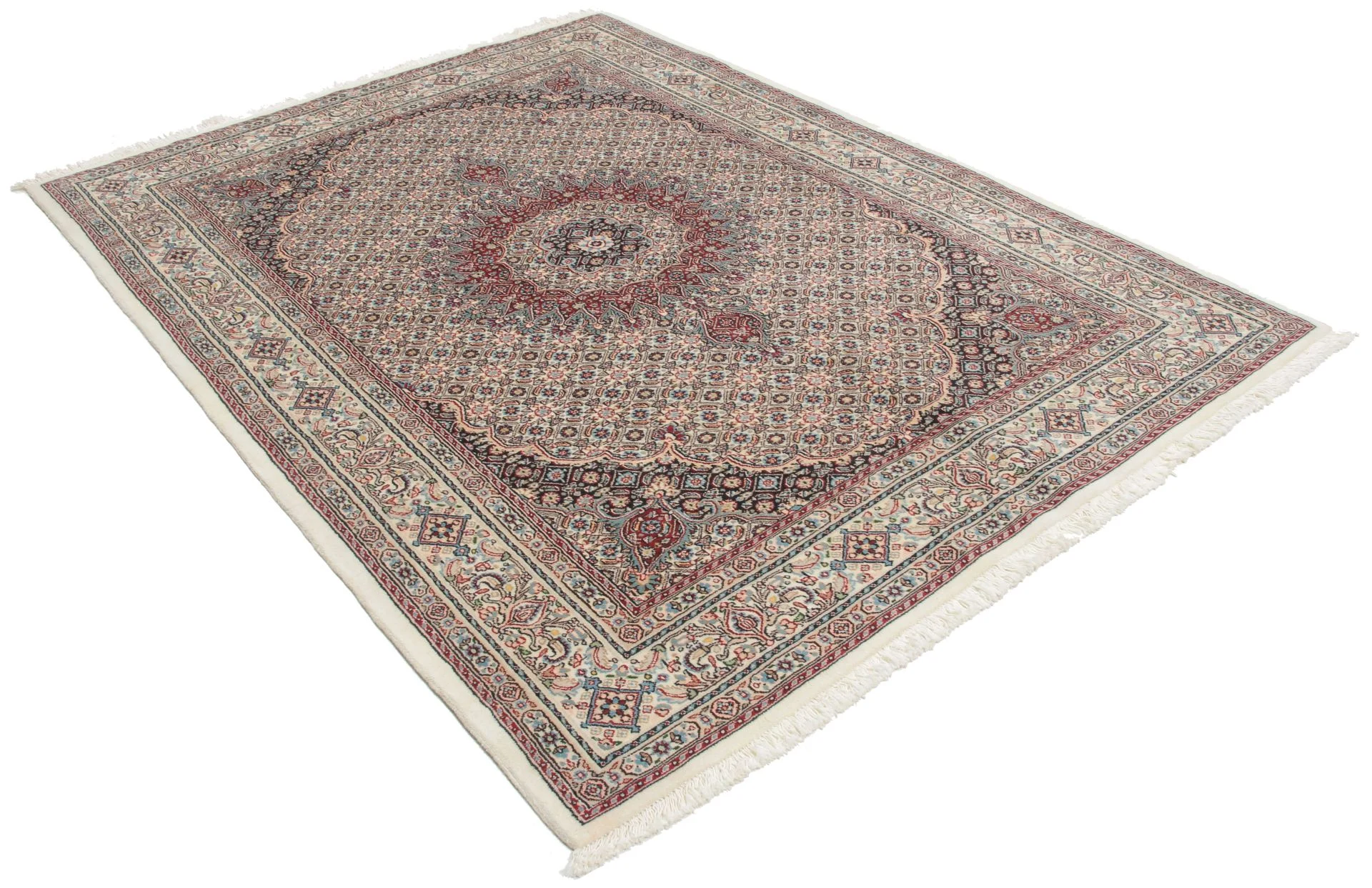 Moud Perserteppich aus Iran, 150 × 205 cm