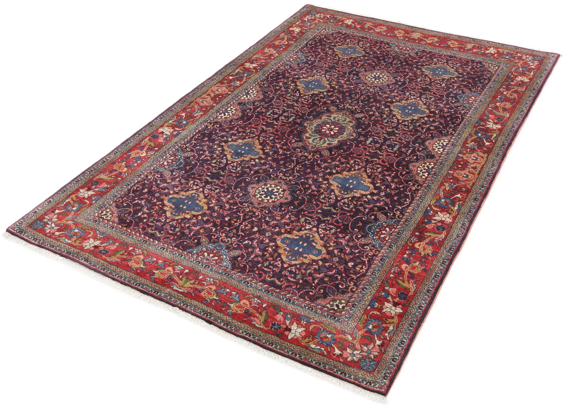 Bijar Perserteppich aus Iran, 134 × 209 cm